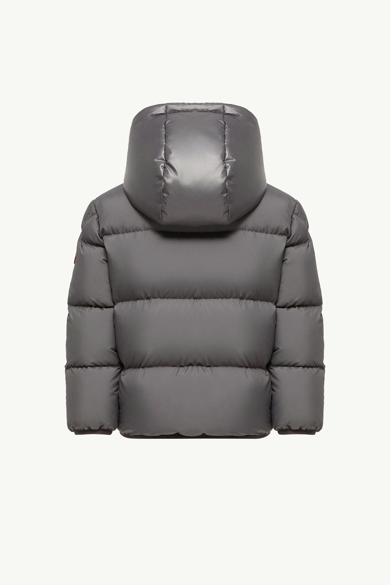 Piumino con cappuccio Barin Bambino Grigio Scuro Moncler 2