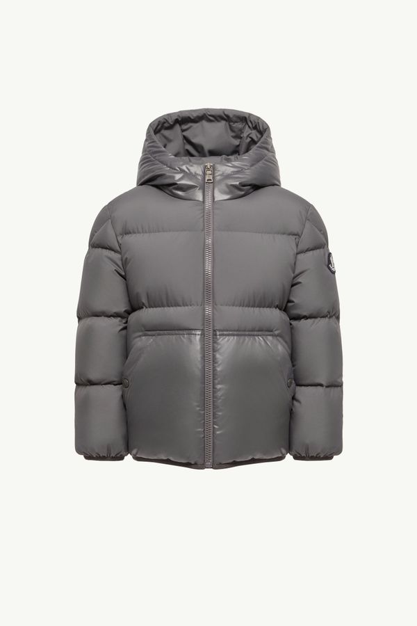 Barin 후드 다운 재킷 키즈 남아 다크 그레이 Moncler 0