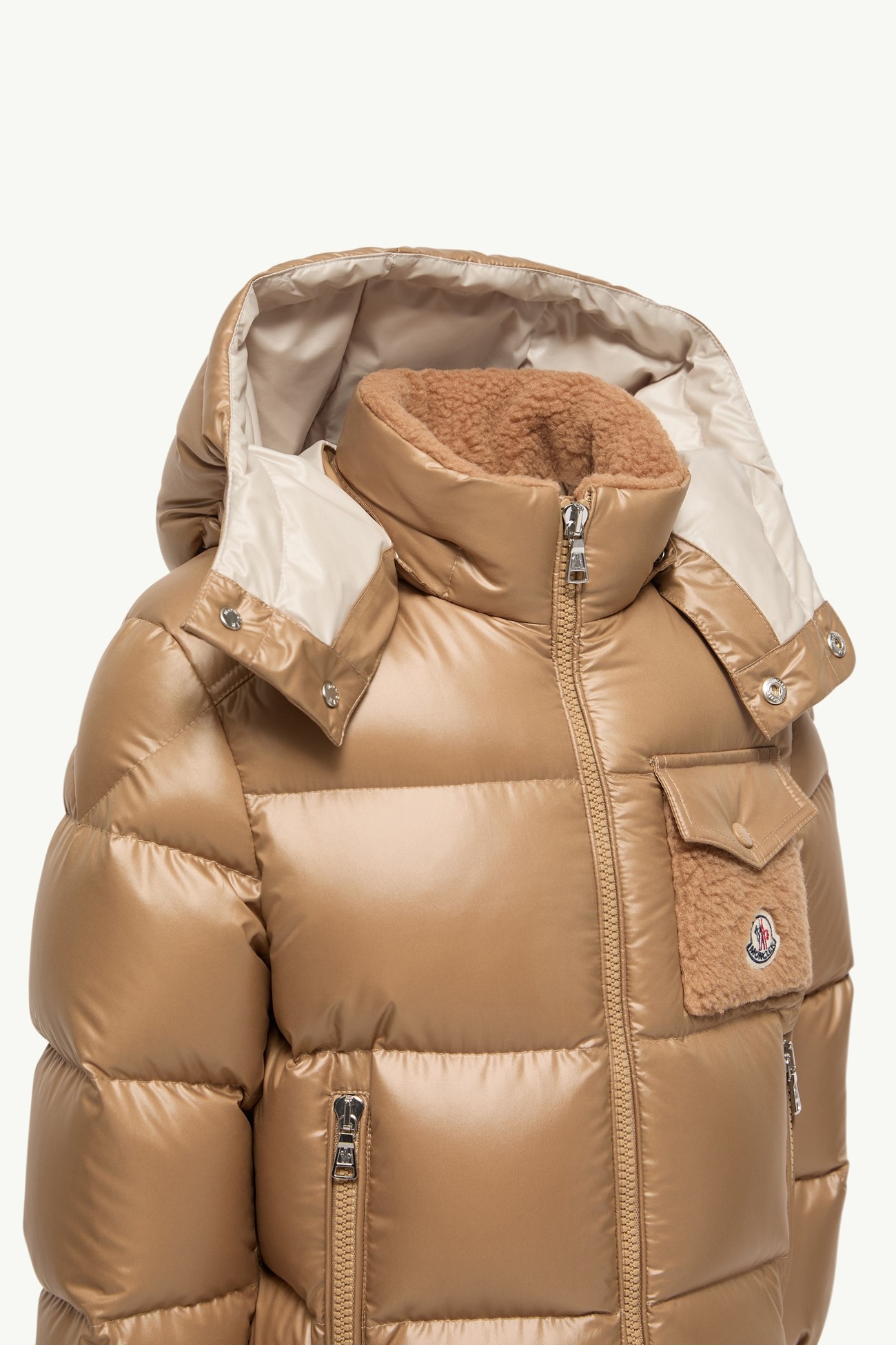 Doudoune à capuche Yule Garçon Beige Moncler 3