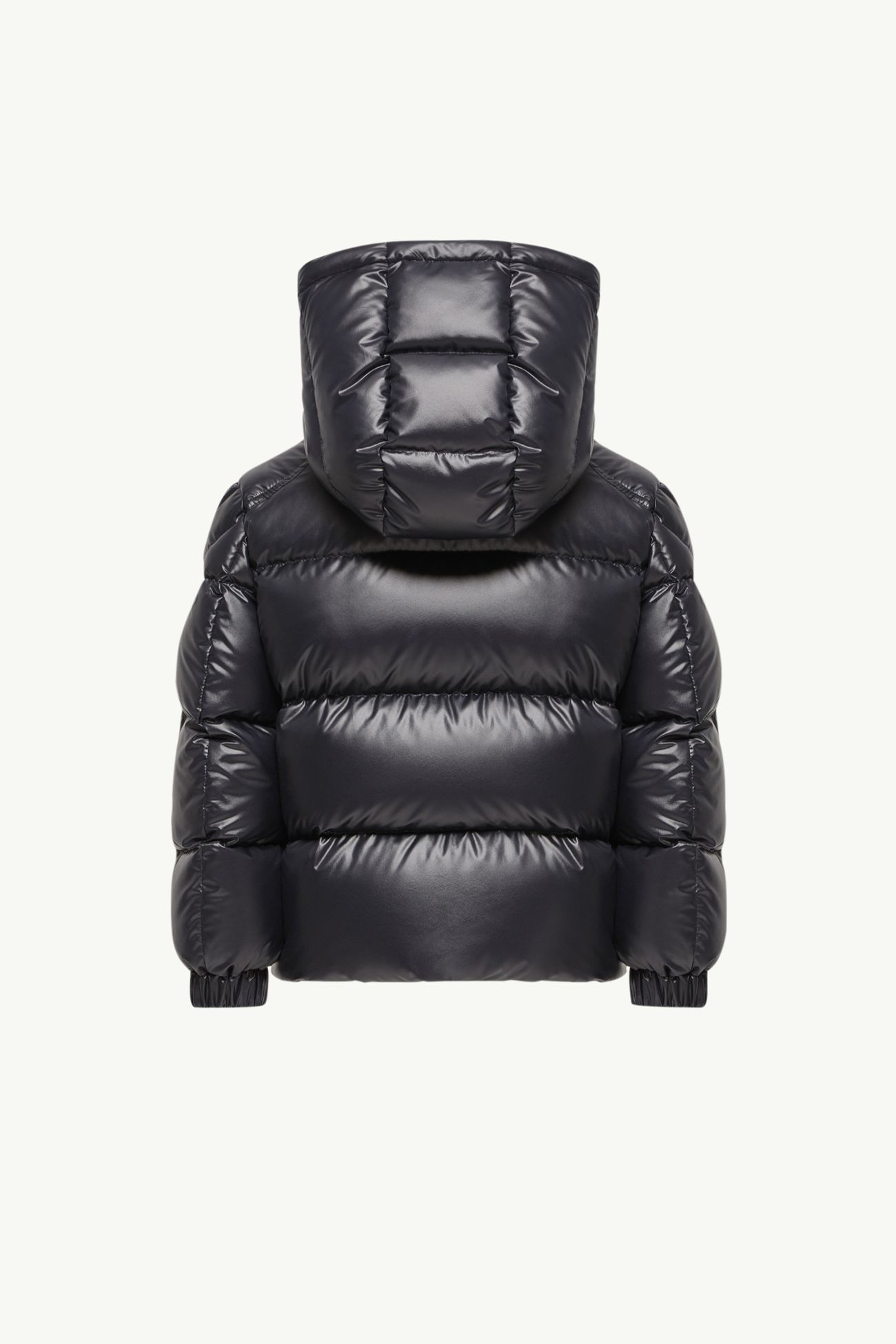 Yule Hooded Down Jacket Boy Night Blue Moncler 2