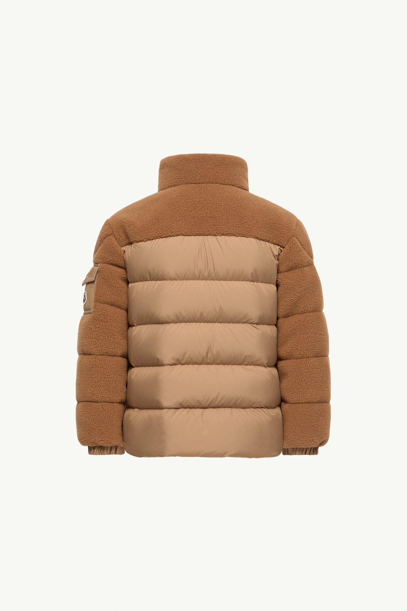 Mich 테디 쇼트 다운 재킷 키즈 남아 카멜 베이지 Moncler 3