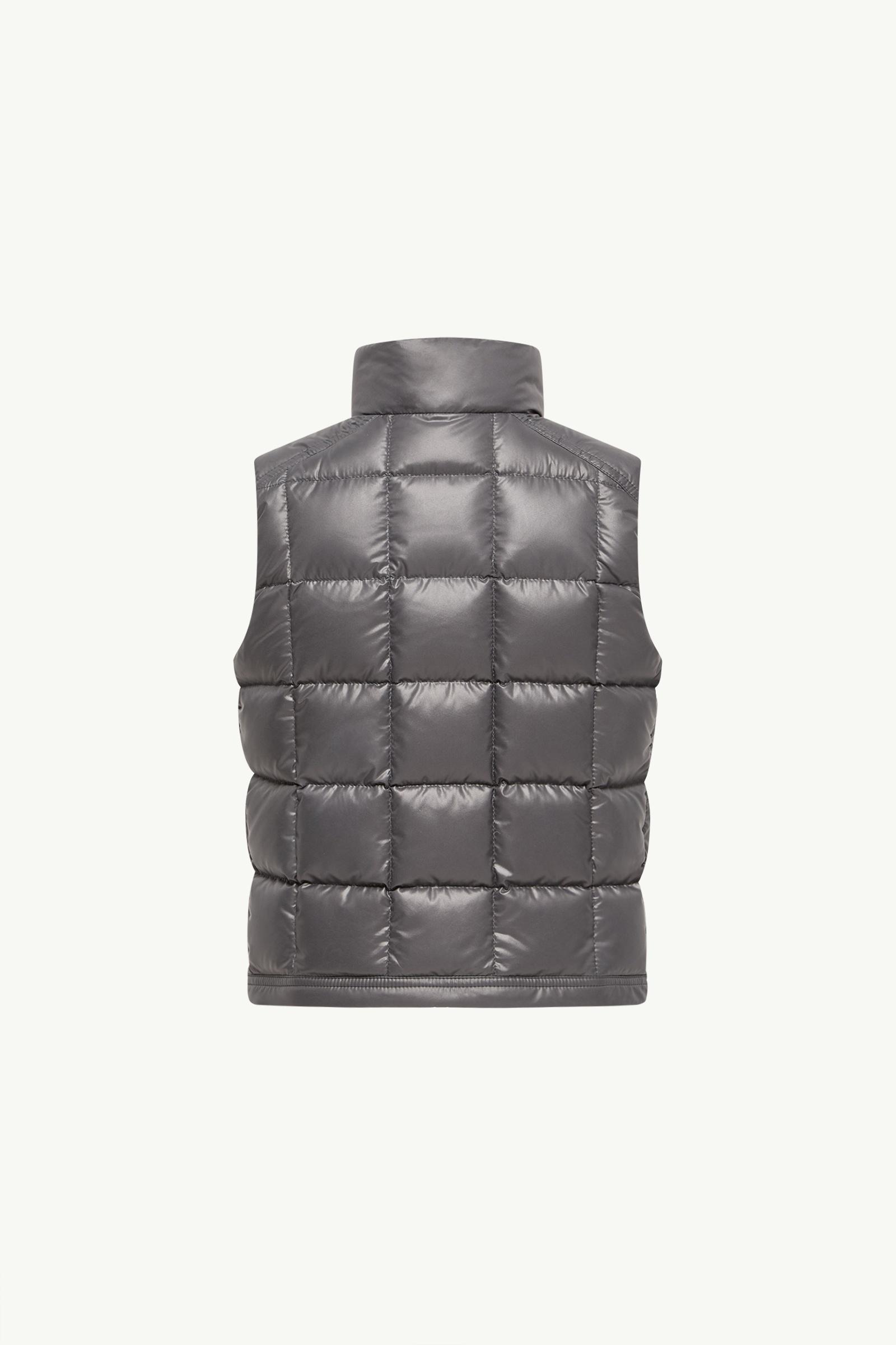 Dark Gray Keir Square-Quilted Down Gilet - Down Jackets & Vests