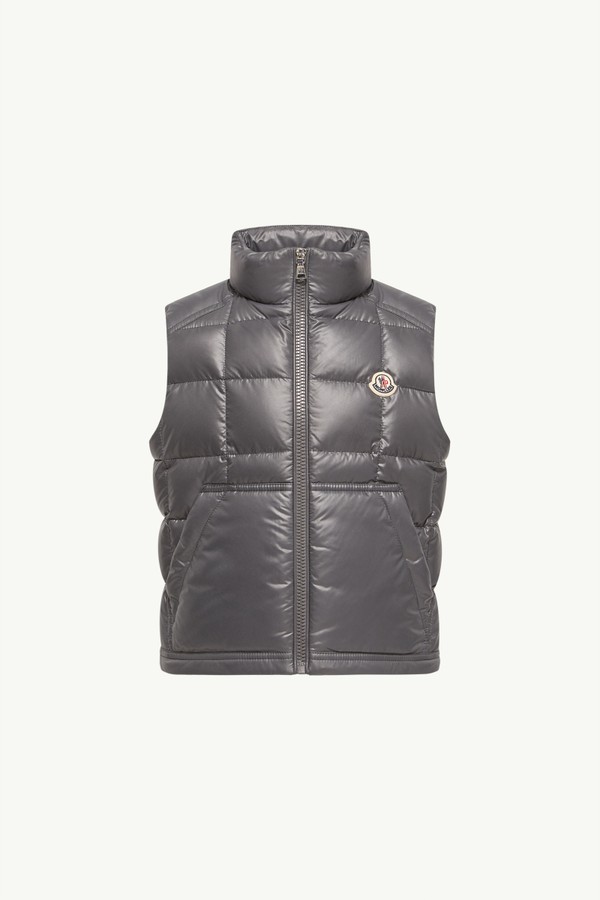 Keir男童方形绗缝羽绒马甲 男童 深灰色 Moncler 0