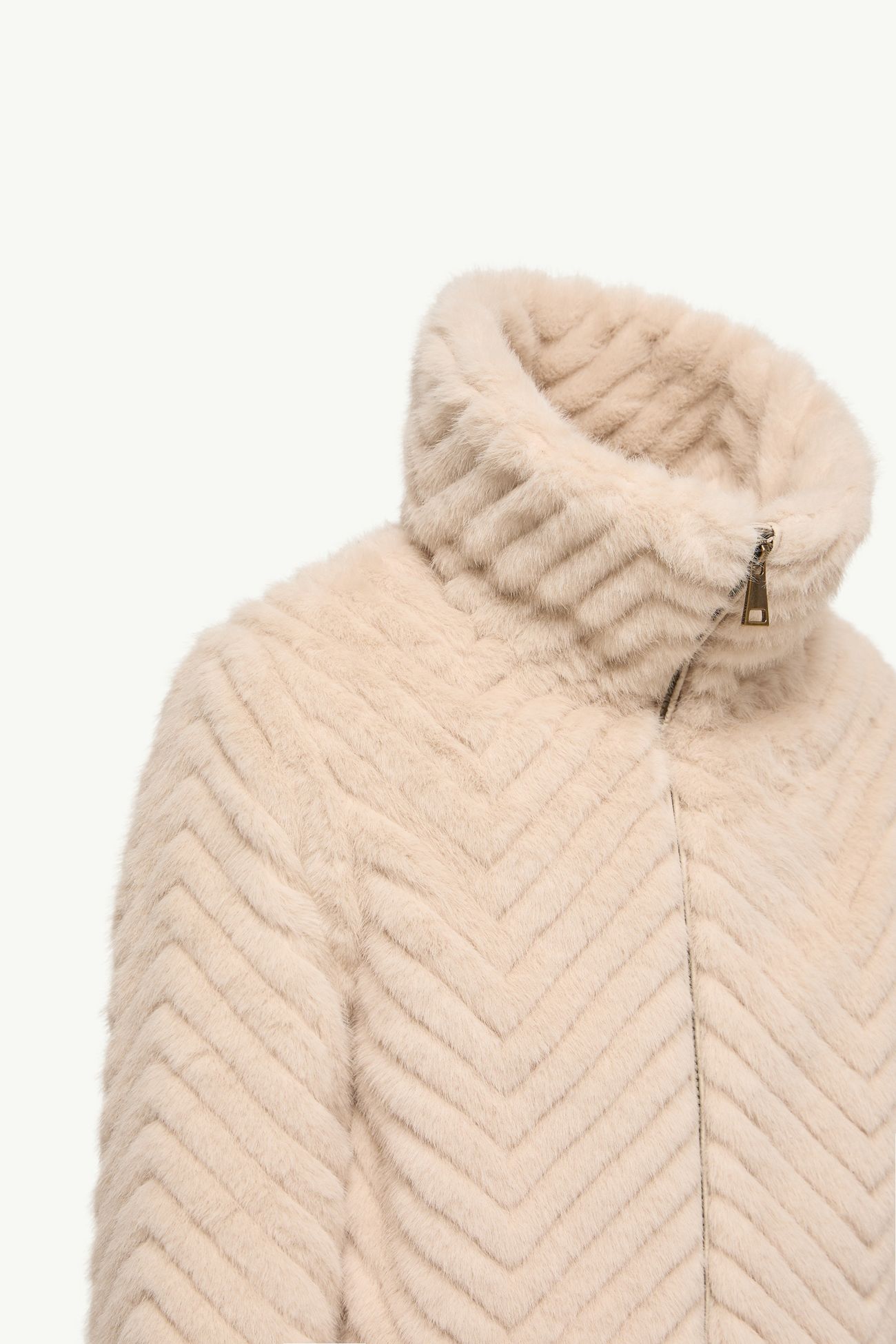 Elra Jacke mit Reißverschluss Mädchen Hellbeige Moncler 4