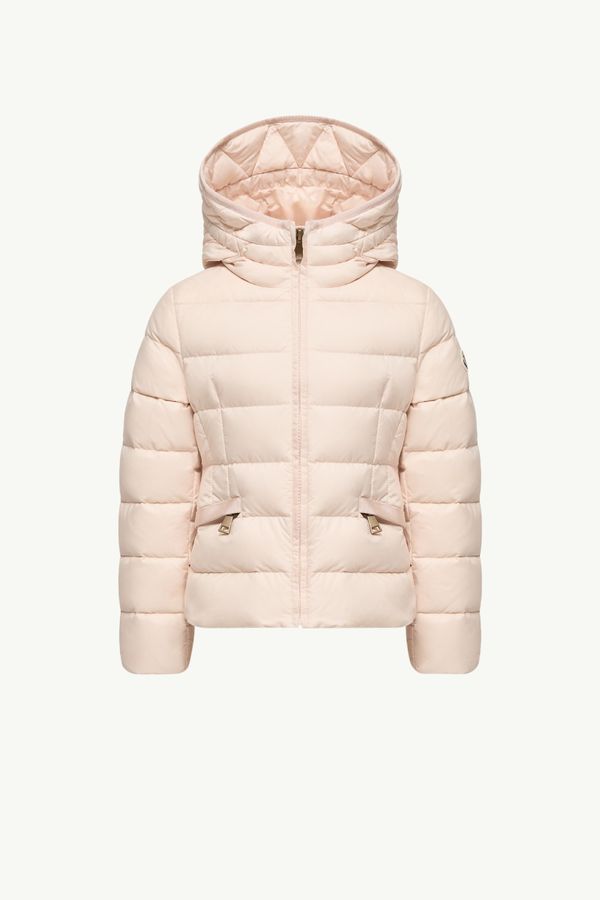 Avoce Hooded Down Jacket Girl Light Pink Moncler 0