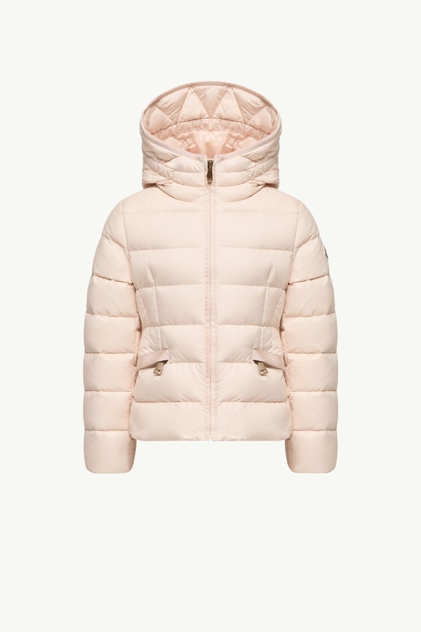 Avoce 후드 다운 재킷 키즈 여아 라이트 핑크 Moncler 0