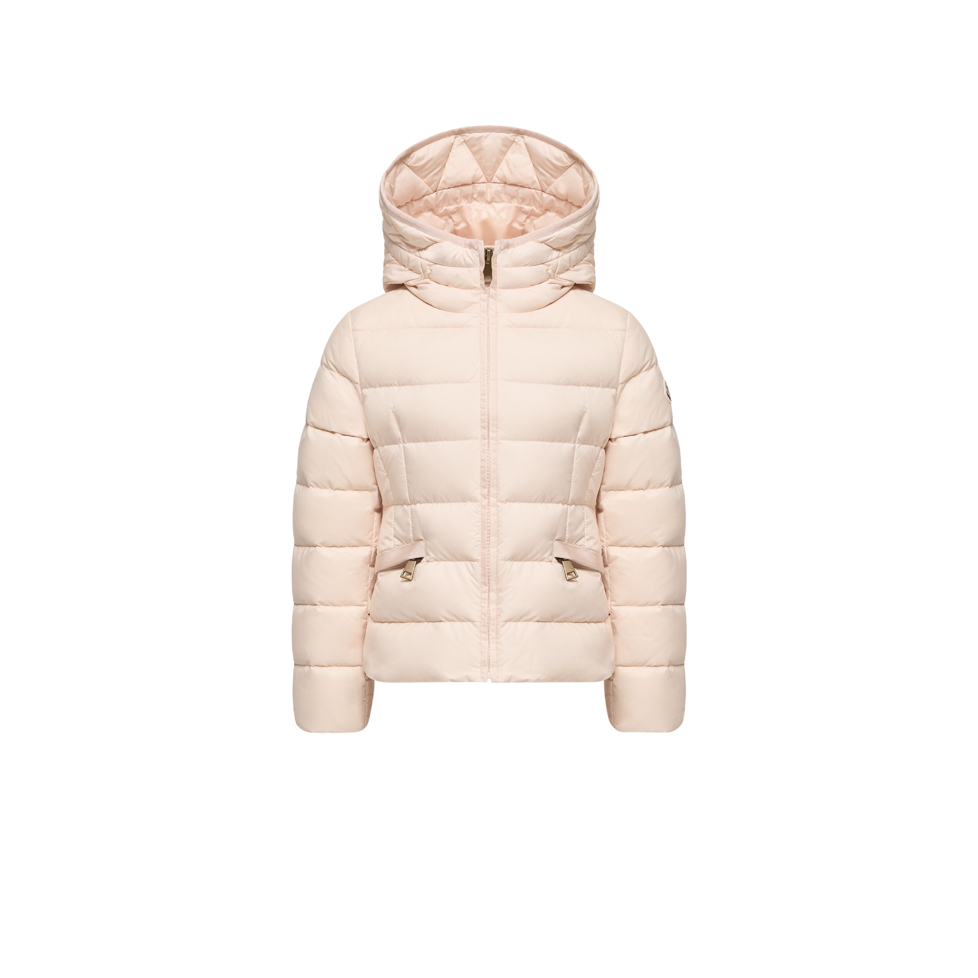 Moncler  Avoce Hooded Down Jacket for Girls in Pink, Size: 10Y