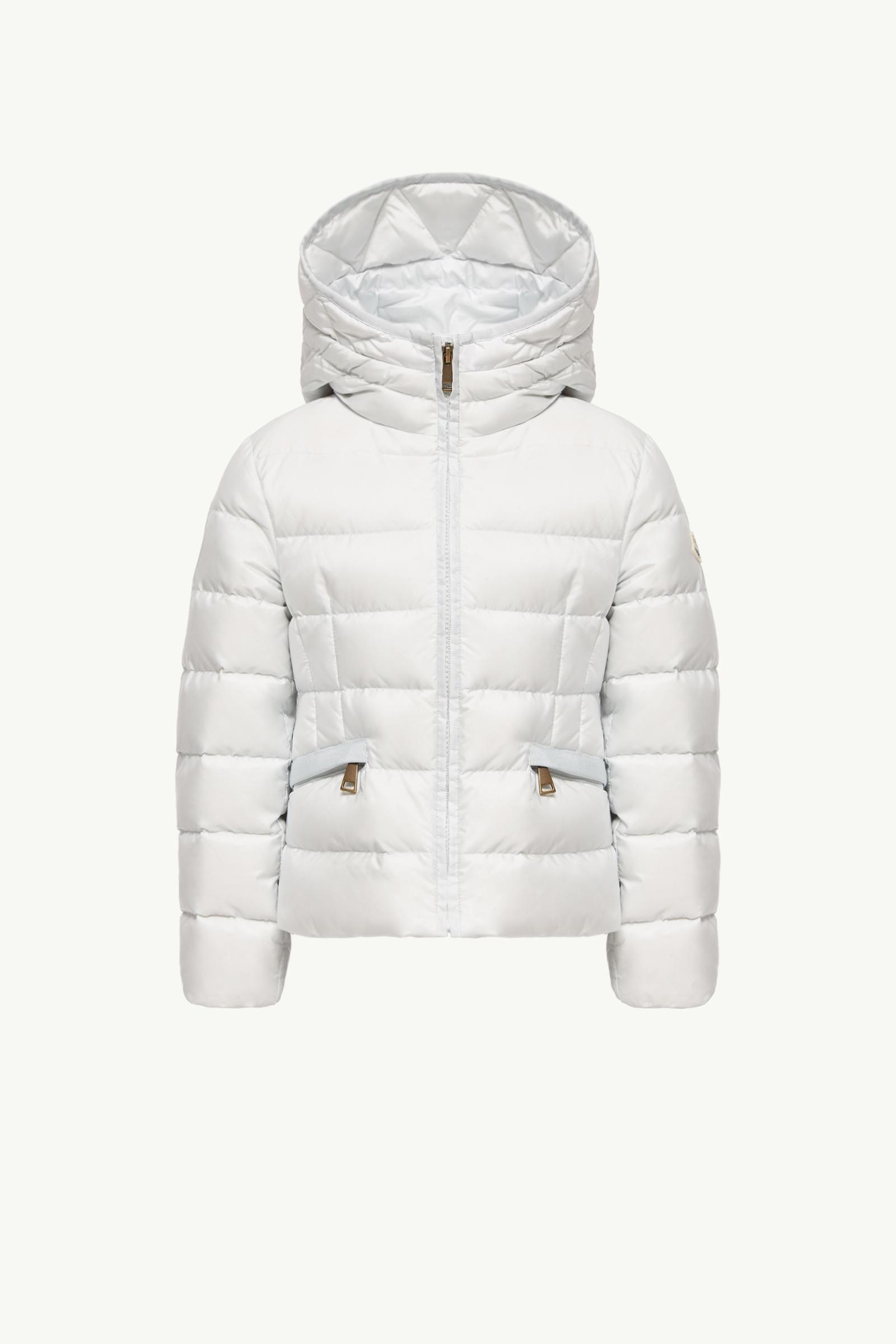 Avoce Hooded Down Jacket Girl Pastel Blue Moncler