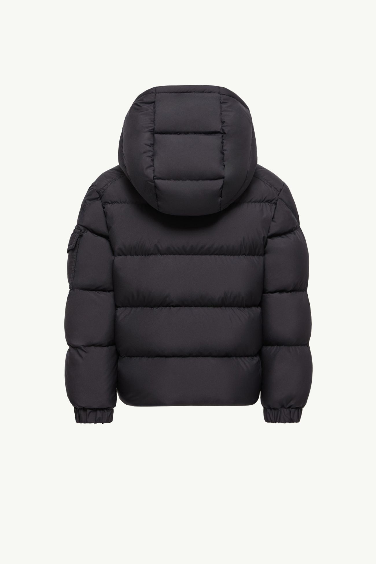 Adilie Hooded Mid-Length Down Jacket Boy Navy Blue Moncler 2