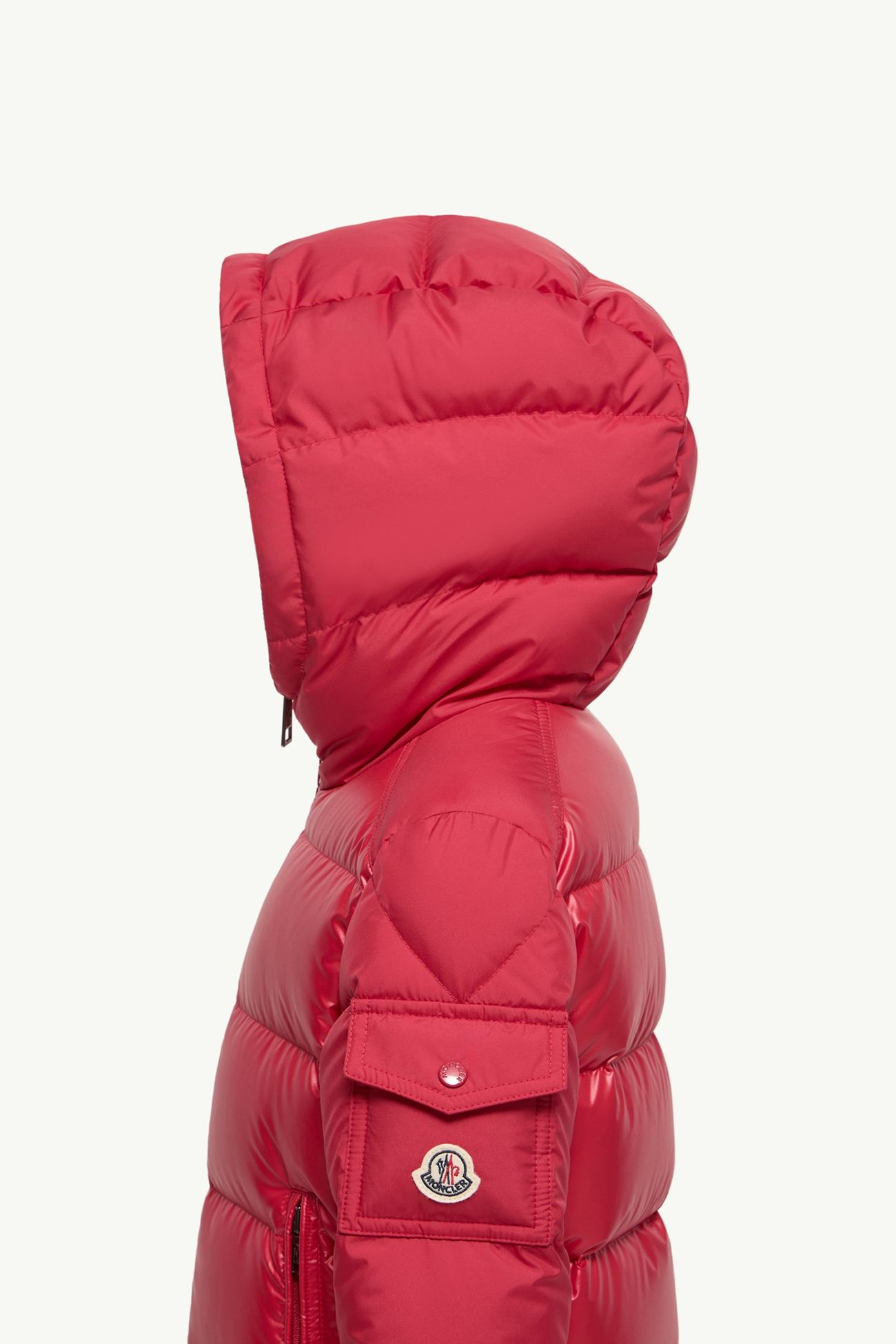 Hyoseris Daunenjacke mit Kapuze Jungen Rot Moncler 1