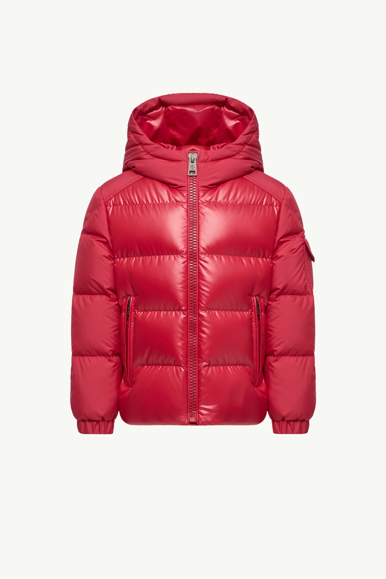 Hyoseris Hooded Down Jacket Boy Red Moncler 0