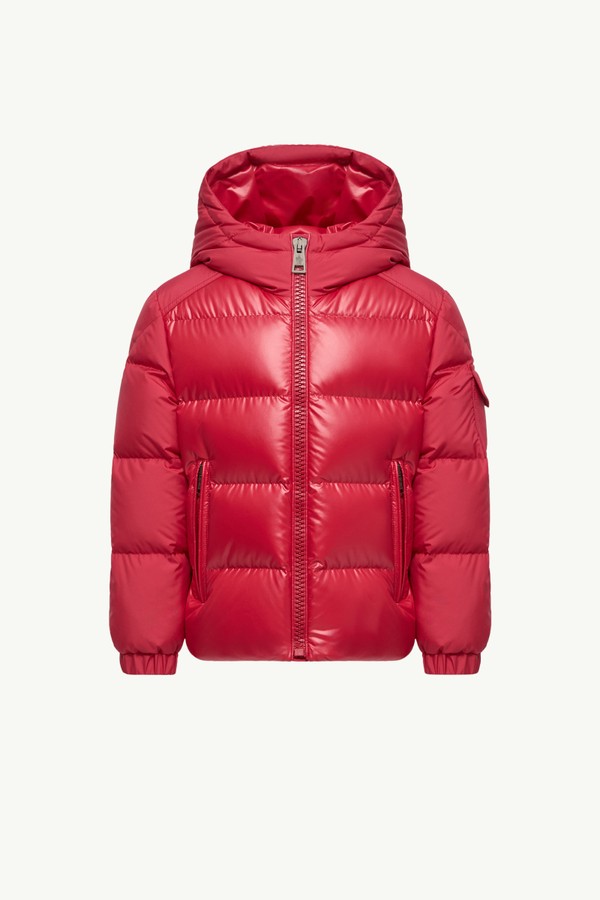 Hyoseris Hooded Down Jacket Boy Red Moncler 0