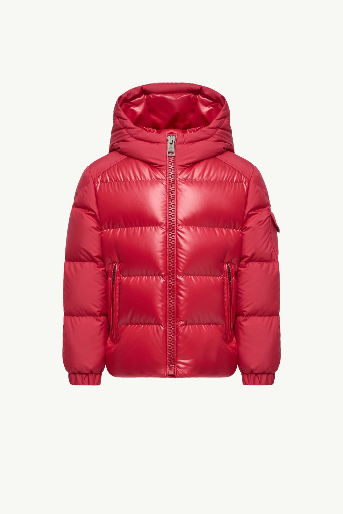 Hyoseris連帽羽絨外套 男童 紅色 Moncler 0