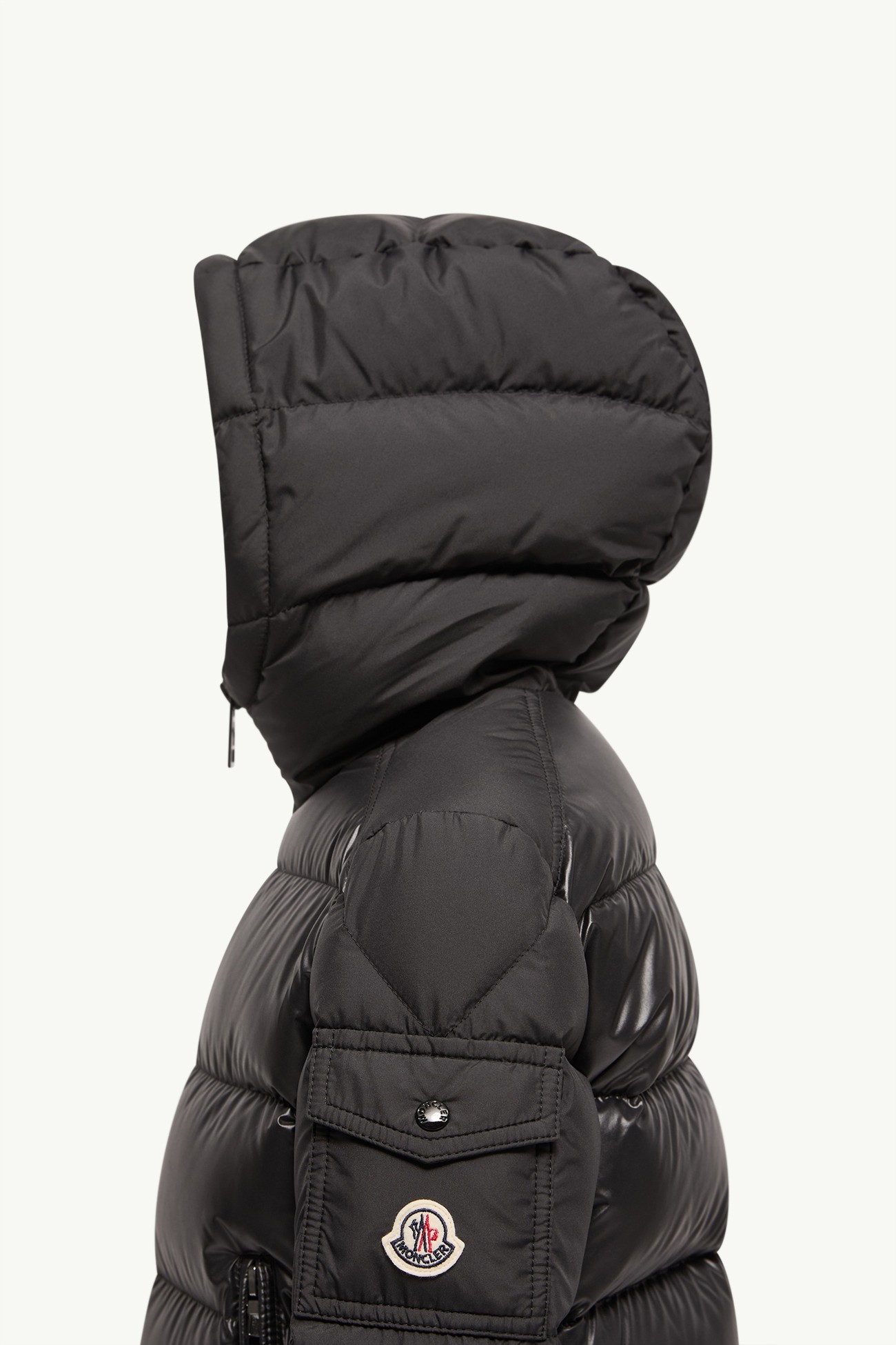 Hyoseris Hooded Down Jacket Boy Black Moncler 2