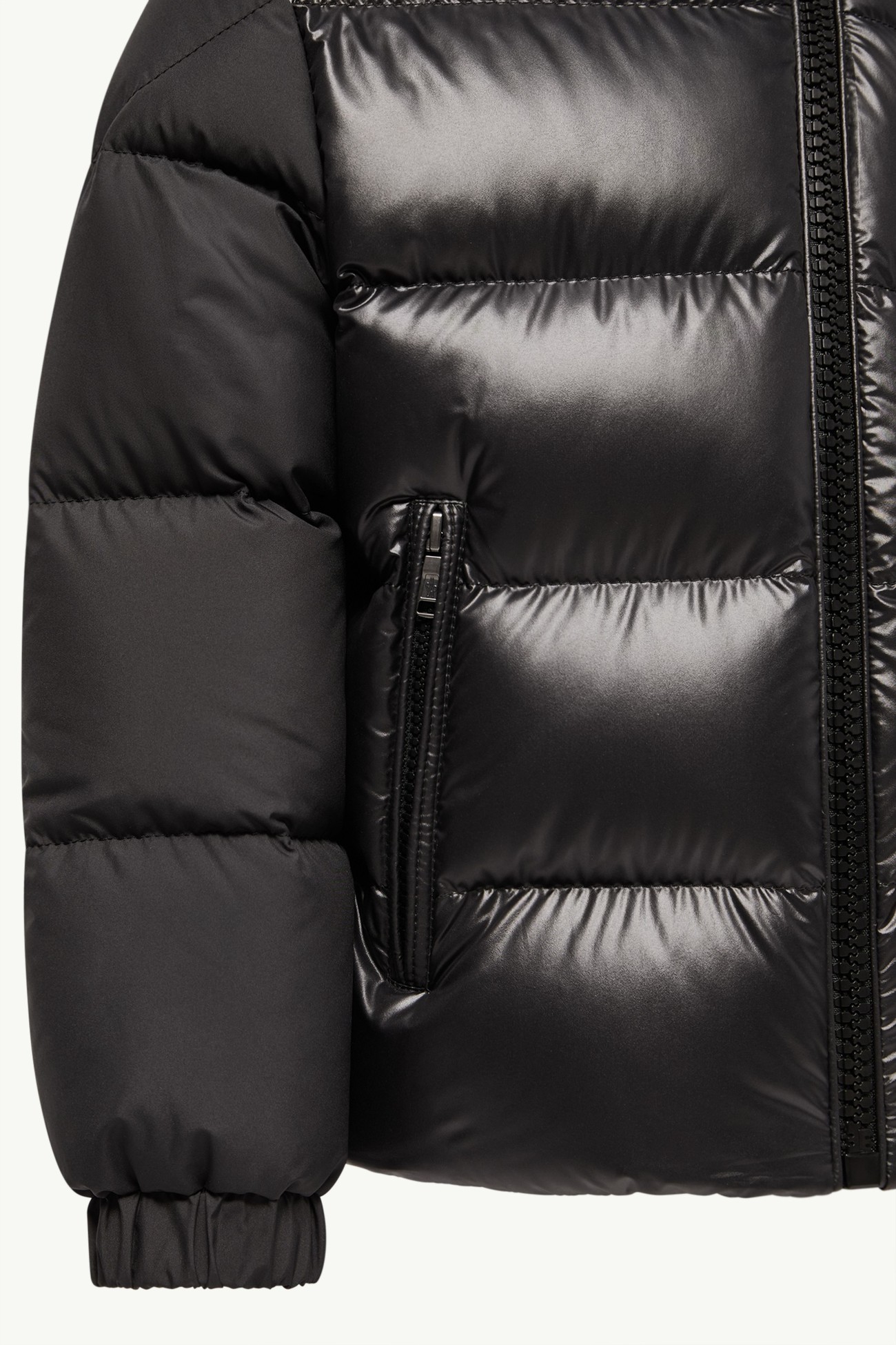Hyoseris Hooded Down Jacket Boy Black Moncler 4