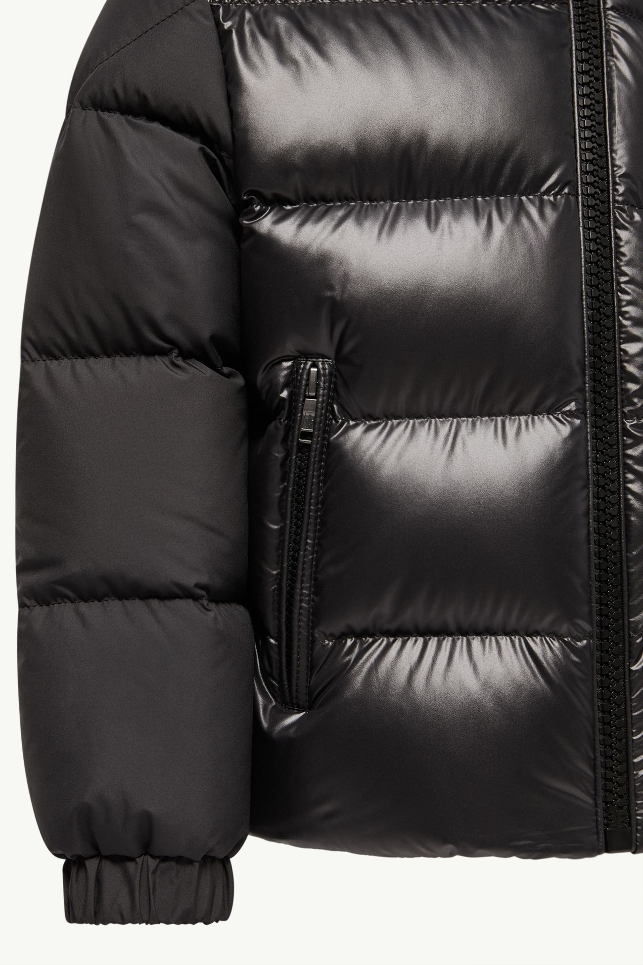 Hyoseris連帽羽絨外套 男童 黑色 Moncler 4