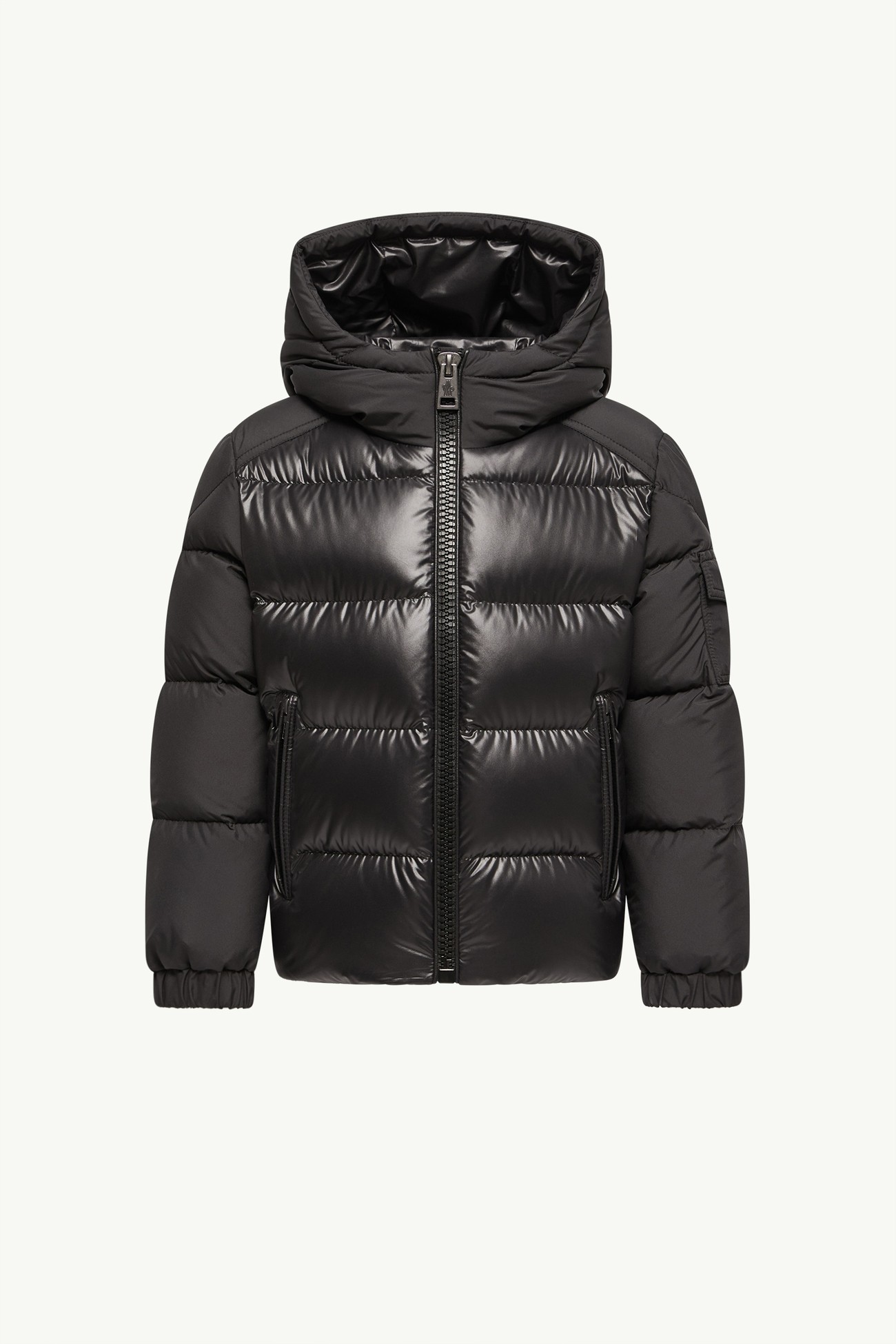 Hyoseris Hooded Down Jacket Boy Black Moncler 0