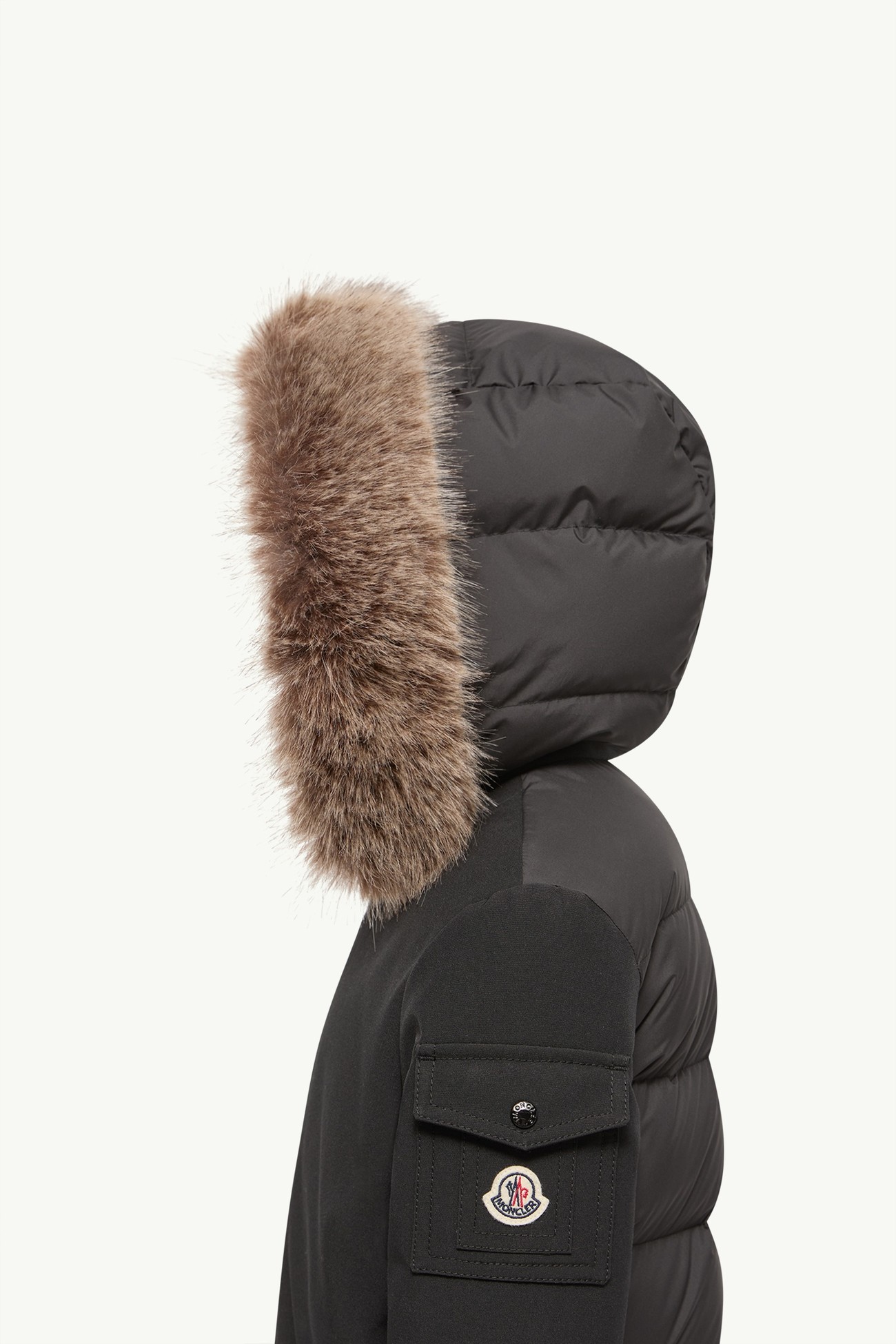 Martlu連帽羽絨外套 男童 黑色 Moncler 2