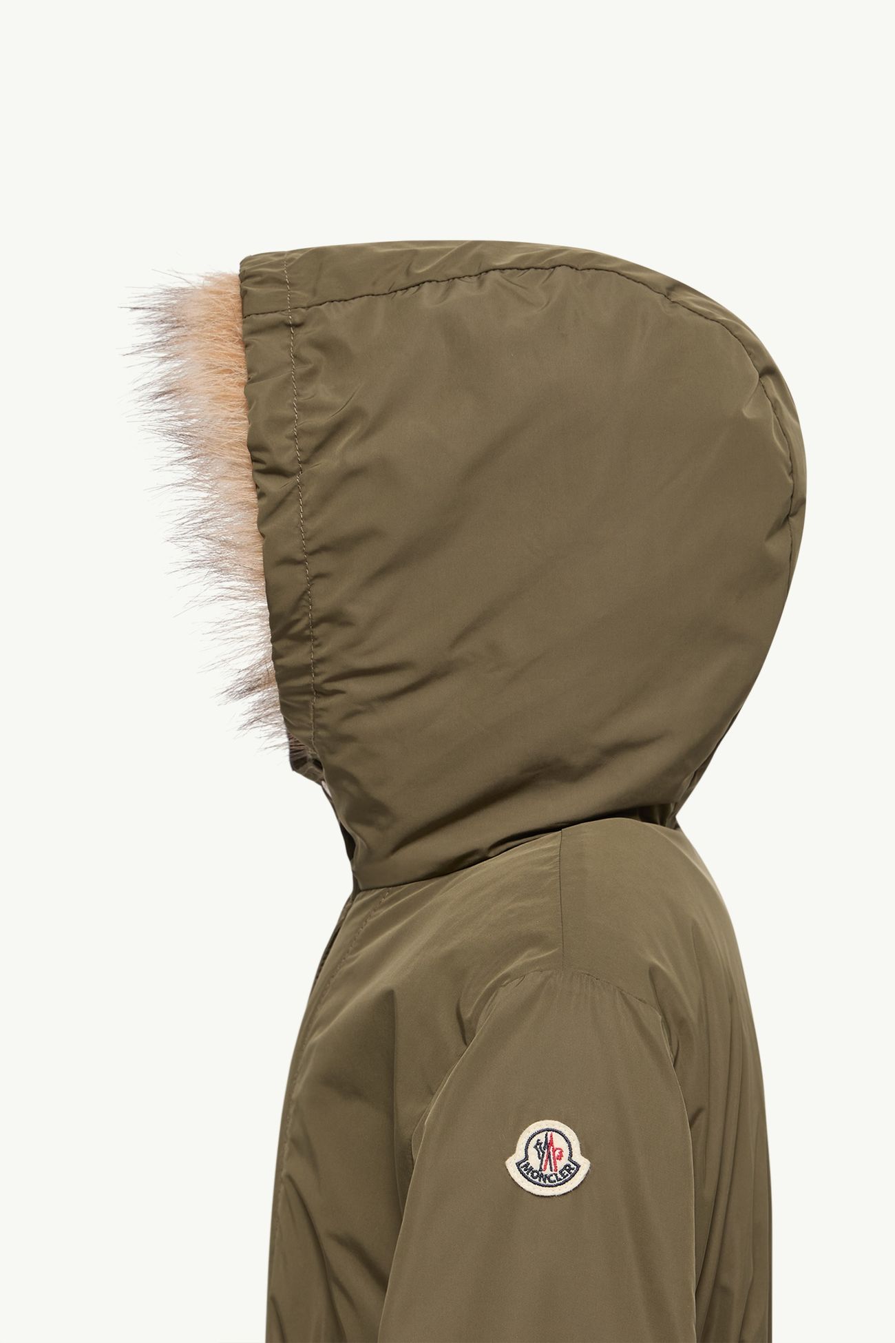 Ulava 3-in-1 Hooded Down Jacket Girl Olive Green Moncler 2