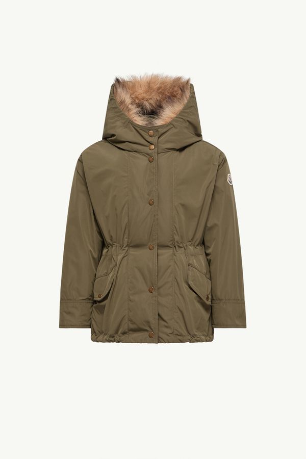 Ulava 3-in-1 Hooded Down Jacket Girl Olive Green Moncler 0