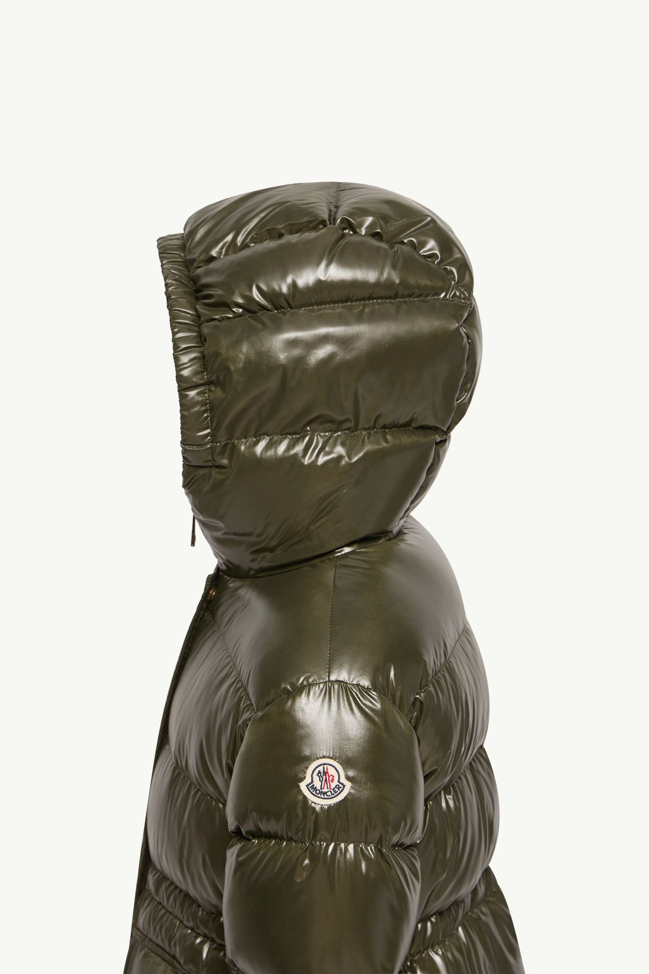 Sesie連帽羽絨派克大衣 女童 深綠色 Moncler 2