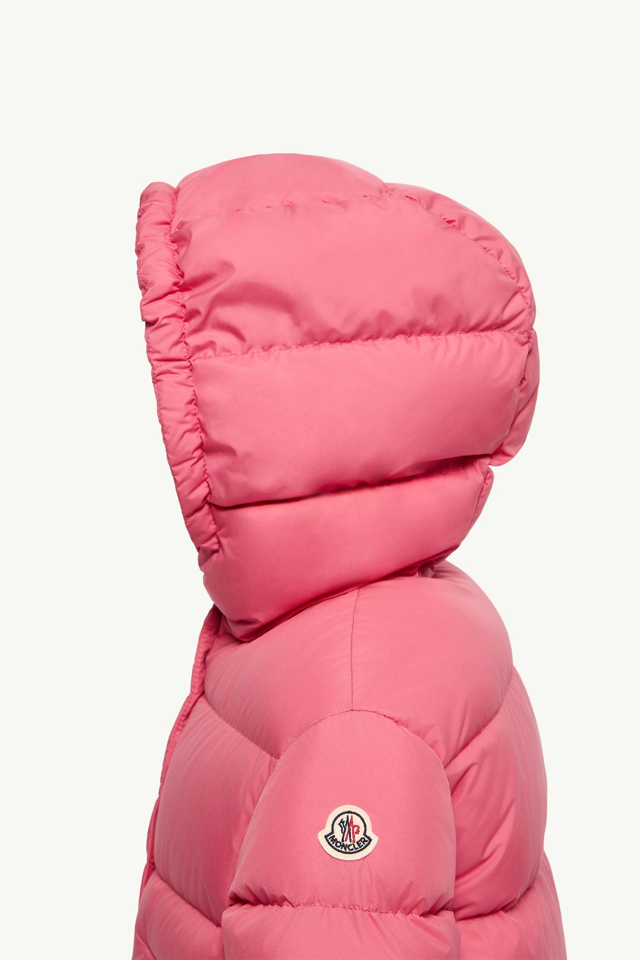 Piumino Phelanta con Cappuccio Bambina Fucsia Moncler 1