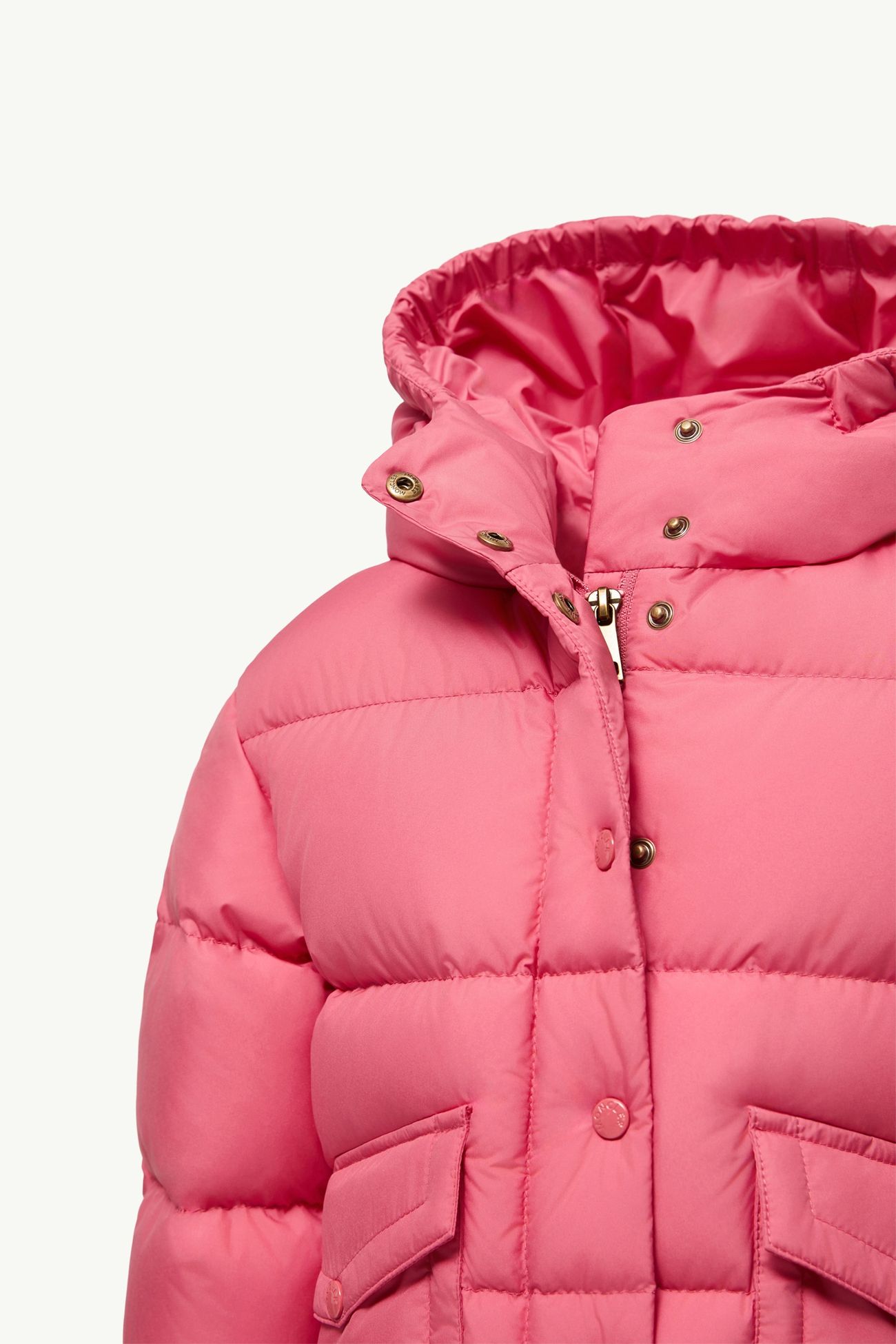 Phelanta Hooded Down Jacket Girl Fuchsia Moncler 4