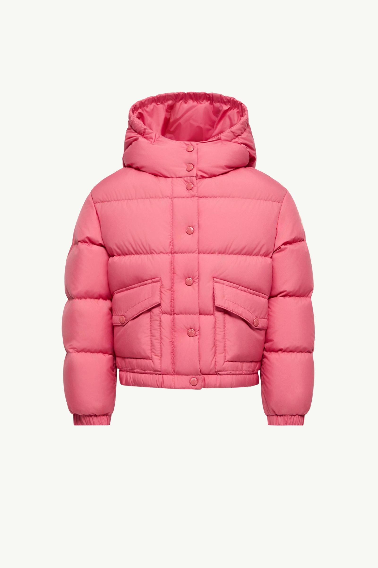 Piumino Phelanta con Cappuccio Bambina Fucsia Moncler, 1 of 0