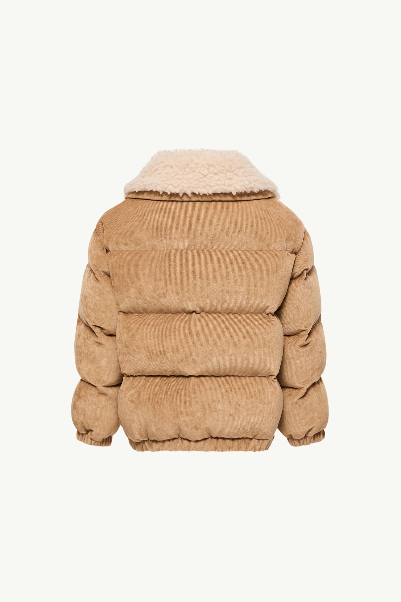 Rosamund Corduroy Down Jacket Girl Beige Moncler 3