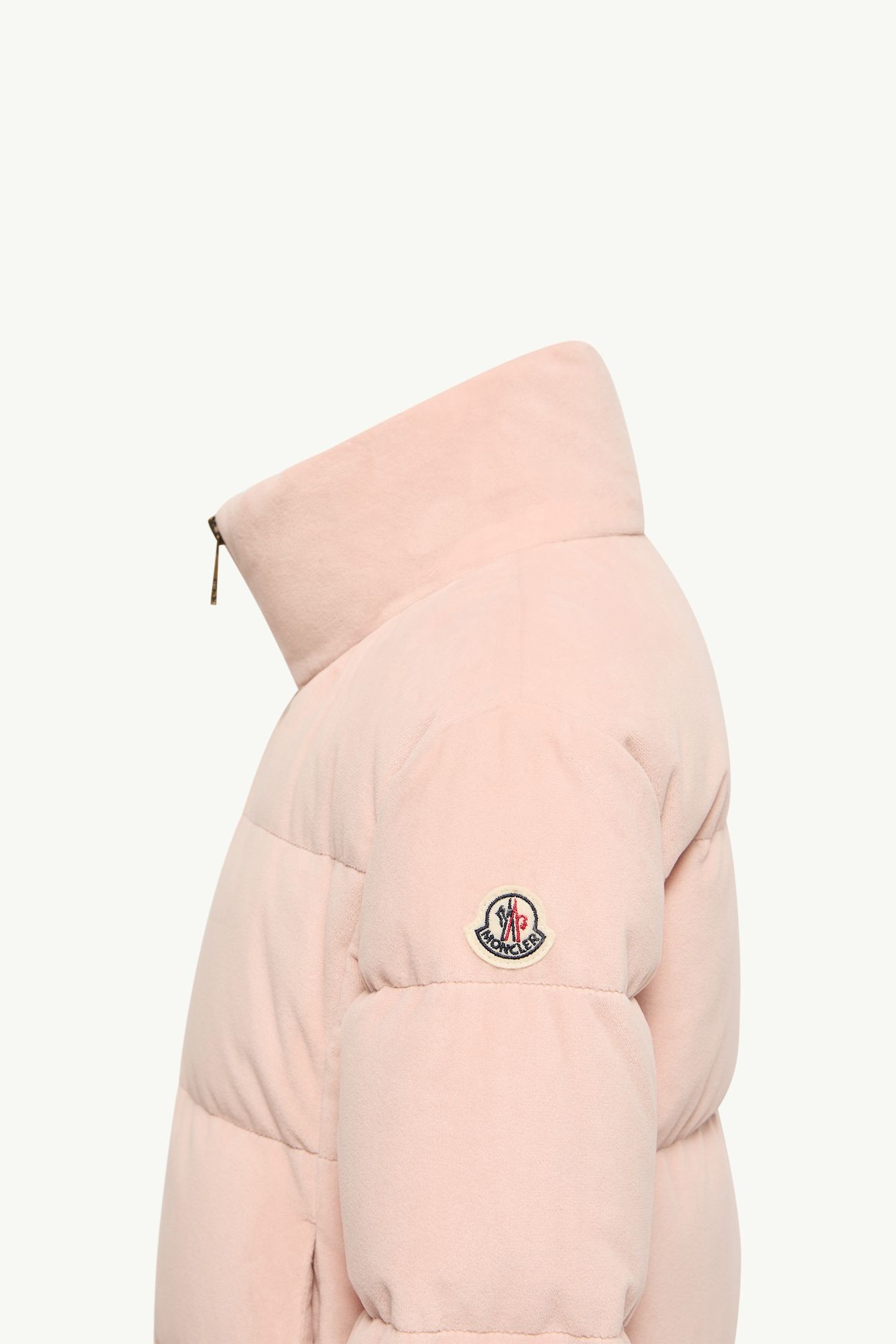 Cissida Hooded Chenille Mid-Length Down Jacket Girl Pink Moncler 2
