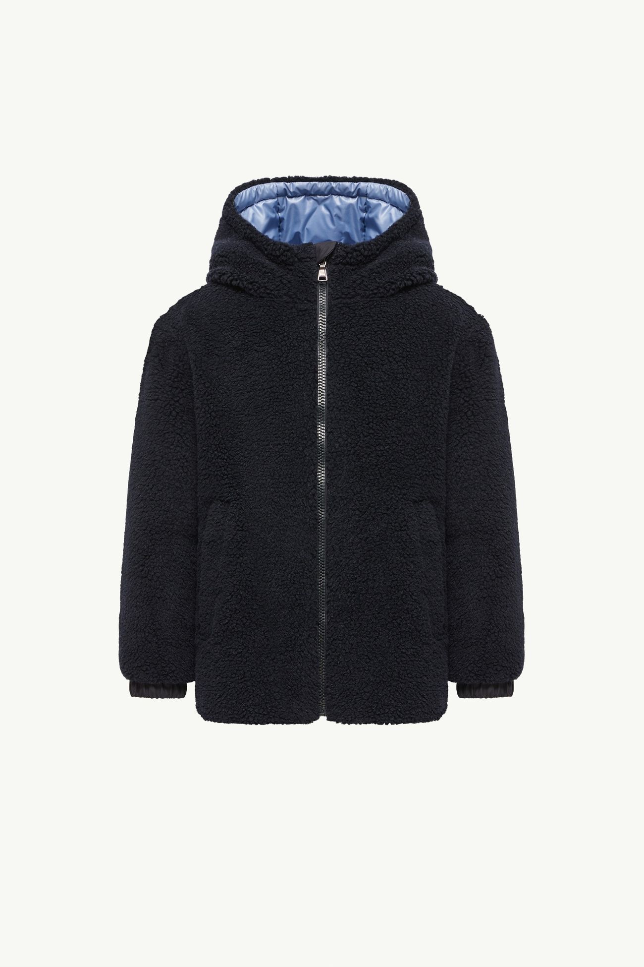 Varando Hooded Reversible Down Parka Boy Navy Blue Moncler 0