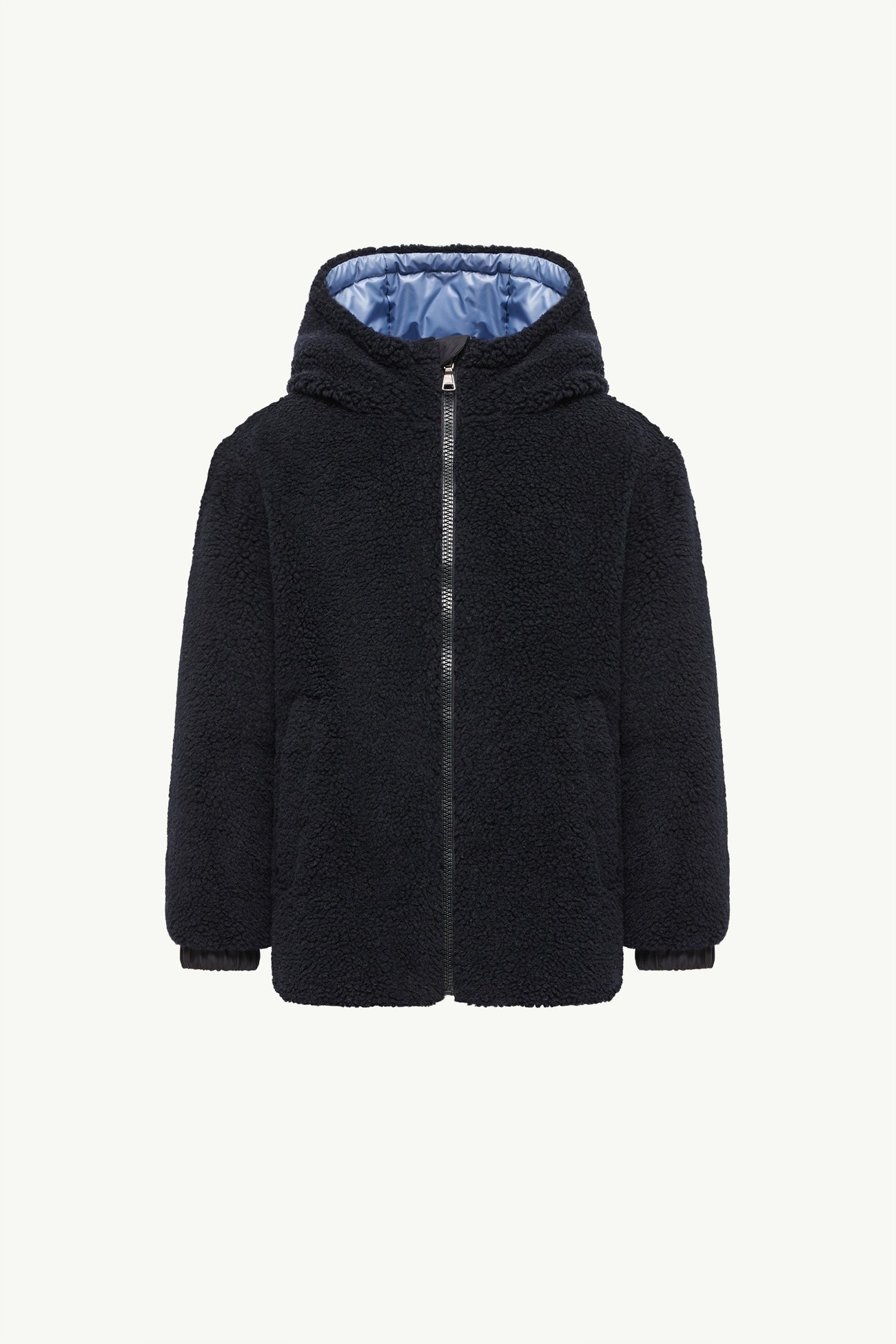 Varando Hooded Reversible Down Parka Boy Navy Blue Moncler 0