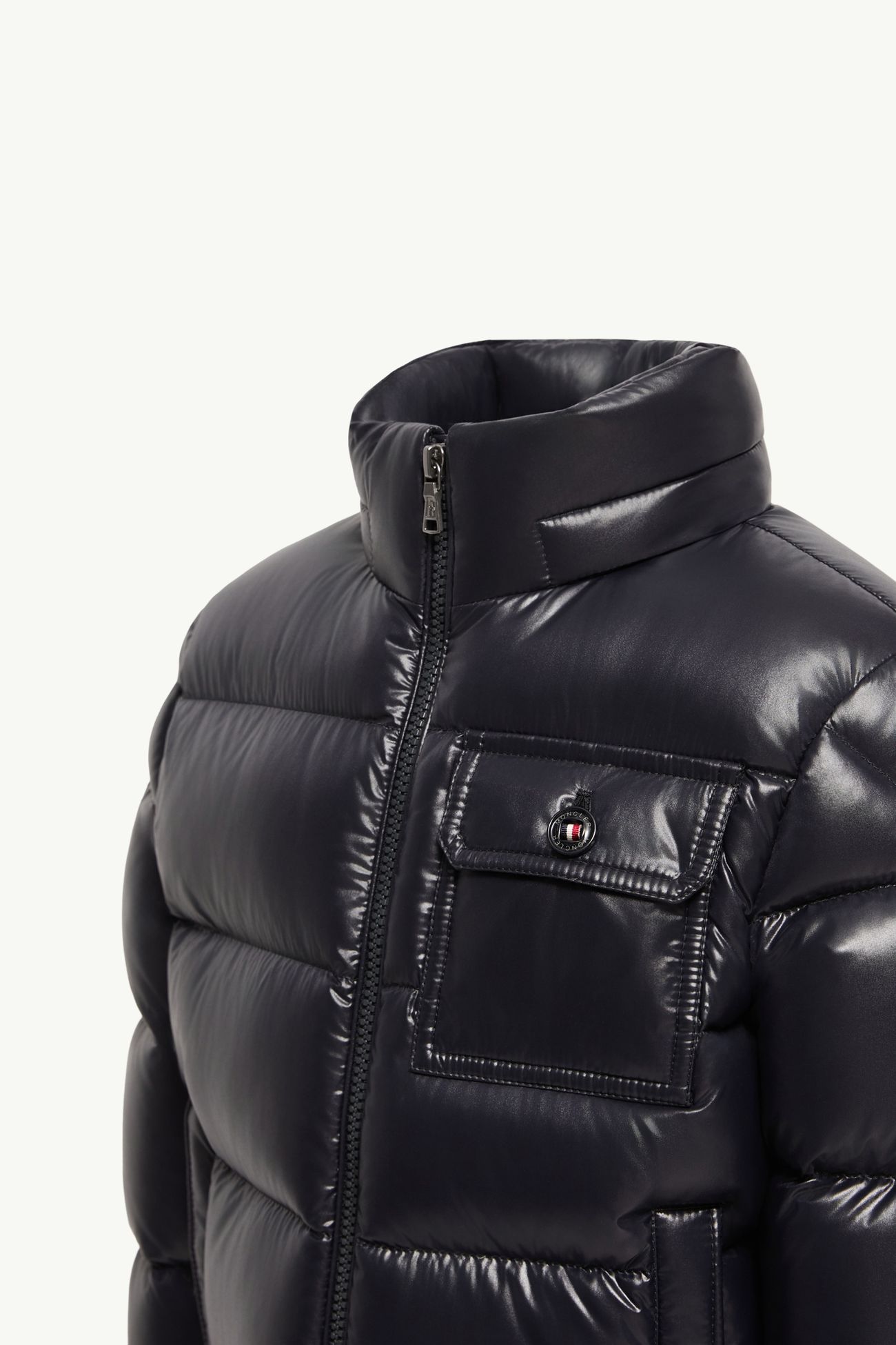 Alaxios連帽短身羽絨外套 男童 海軍藍色 Moncler 3