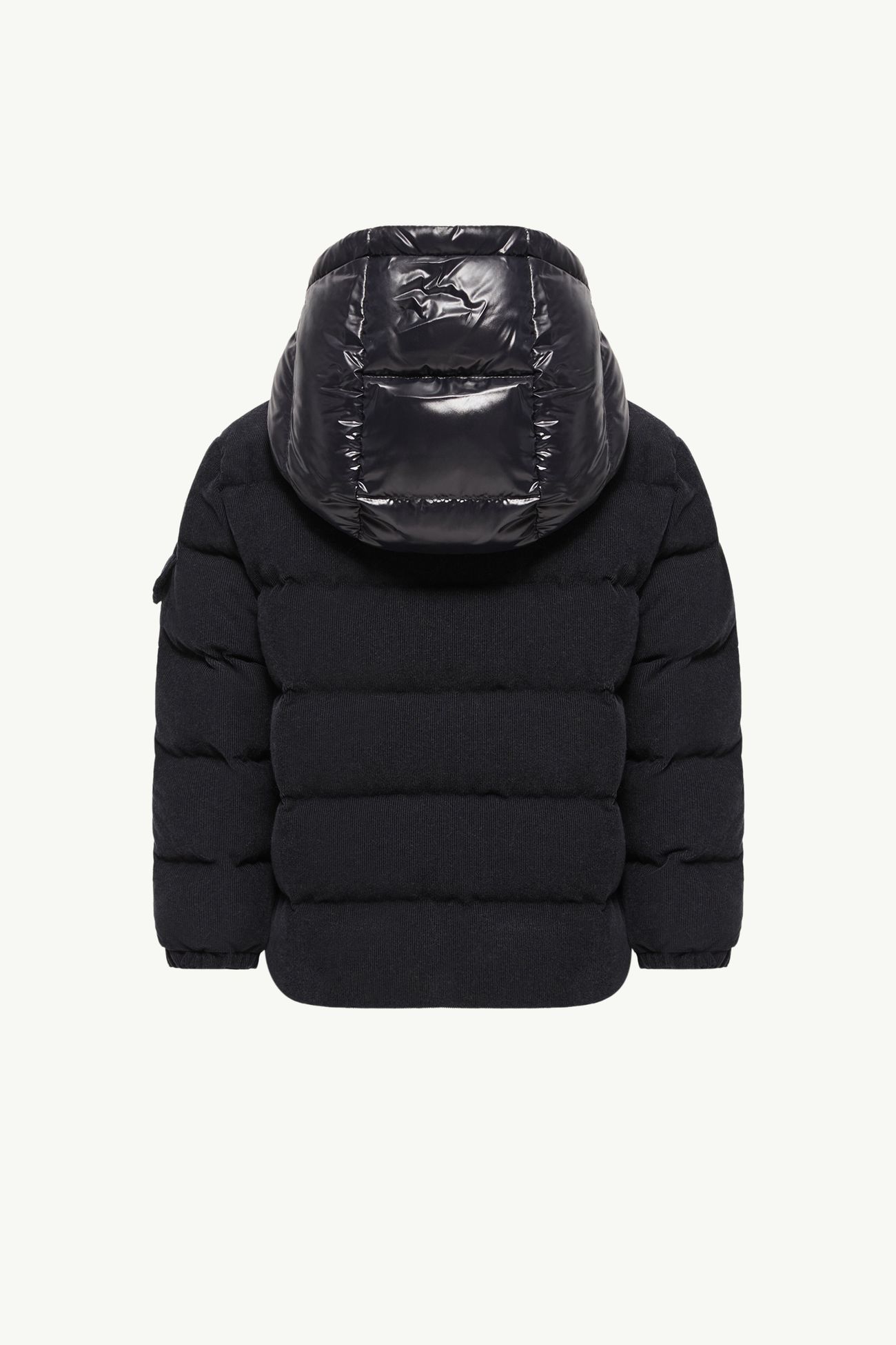 Doudoune en velours à capuche Larm Garçon Bleu marine Moncler 3