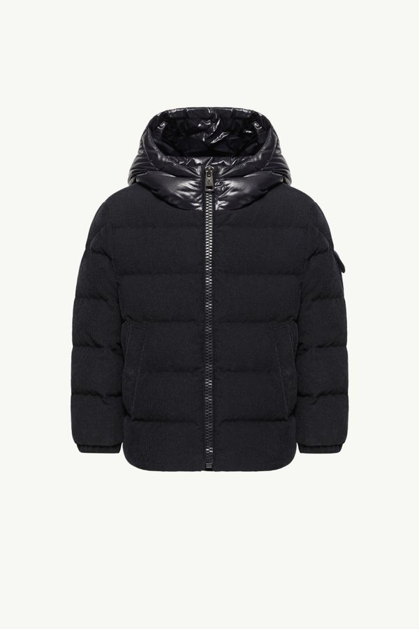 Larm男童连帽羽绒夹克外套 男童 海军蓝色 Moncler 0