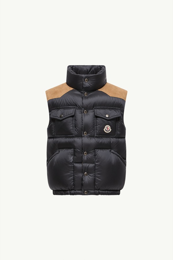 Stellaire Down Vest Boy Dark Blue Moncler 0