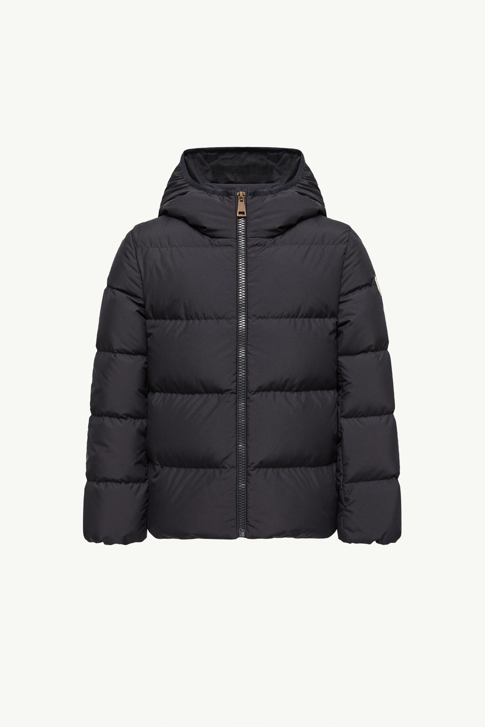 Beulah Hooded Down Jacket Girl Dark Blue Moncler, 1 of 0