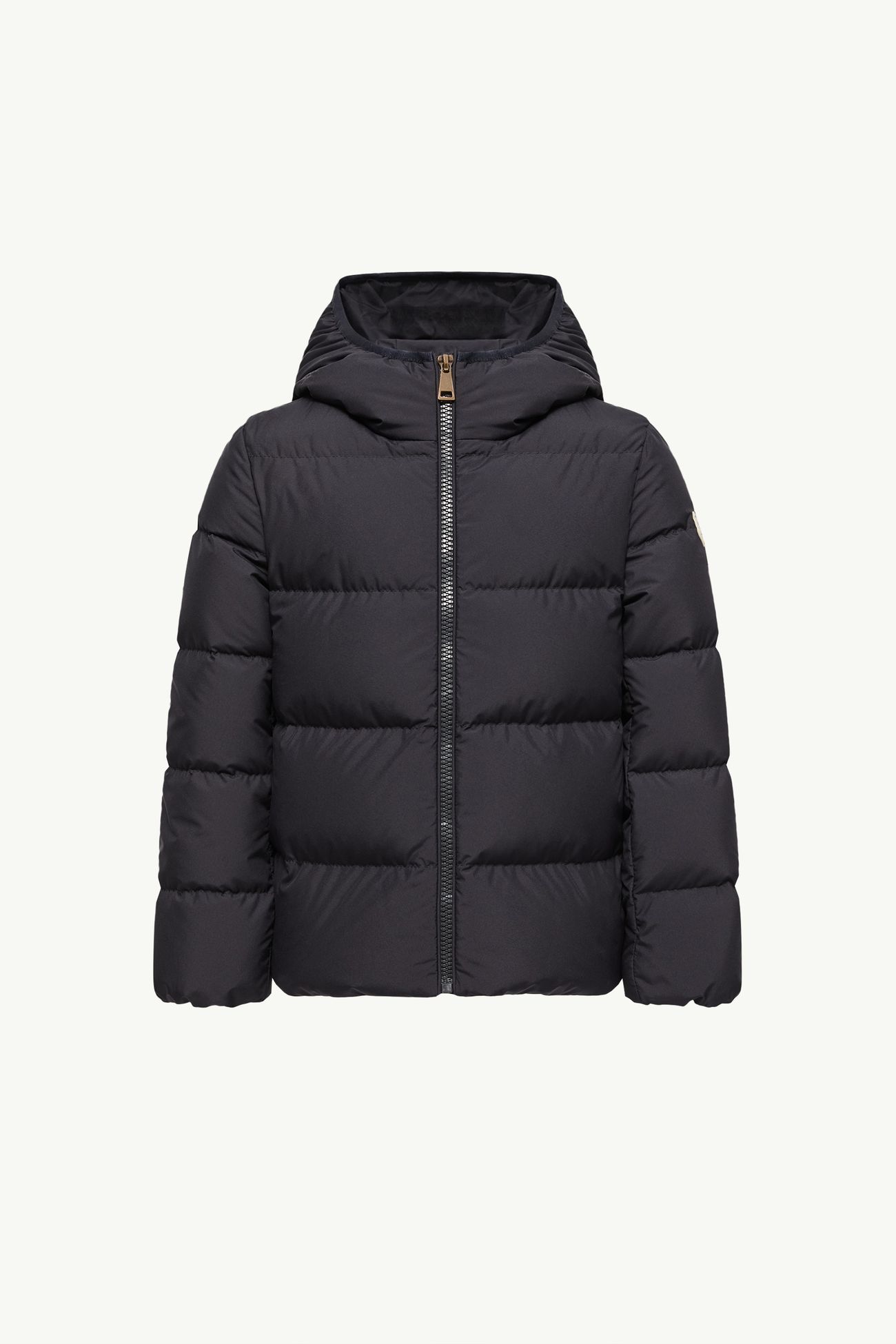 Beulah Hooded Down Jacket Girl Dark Blue Moncler 0