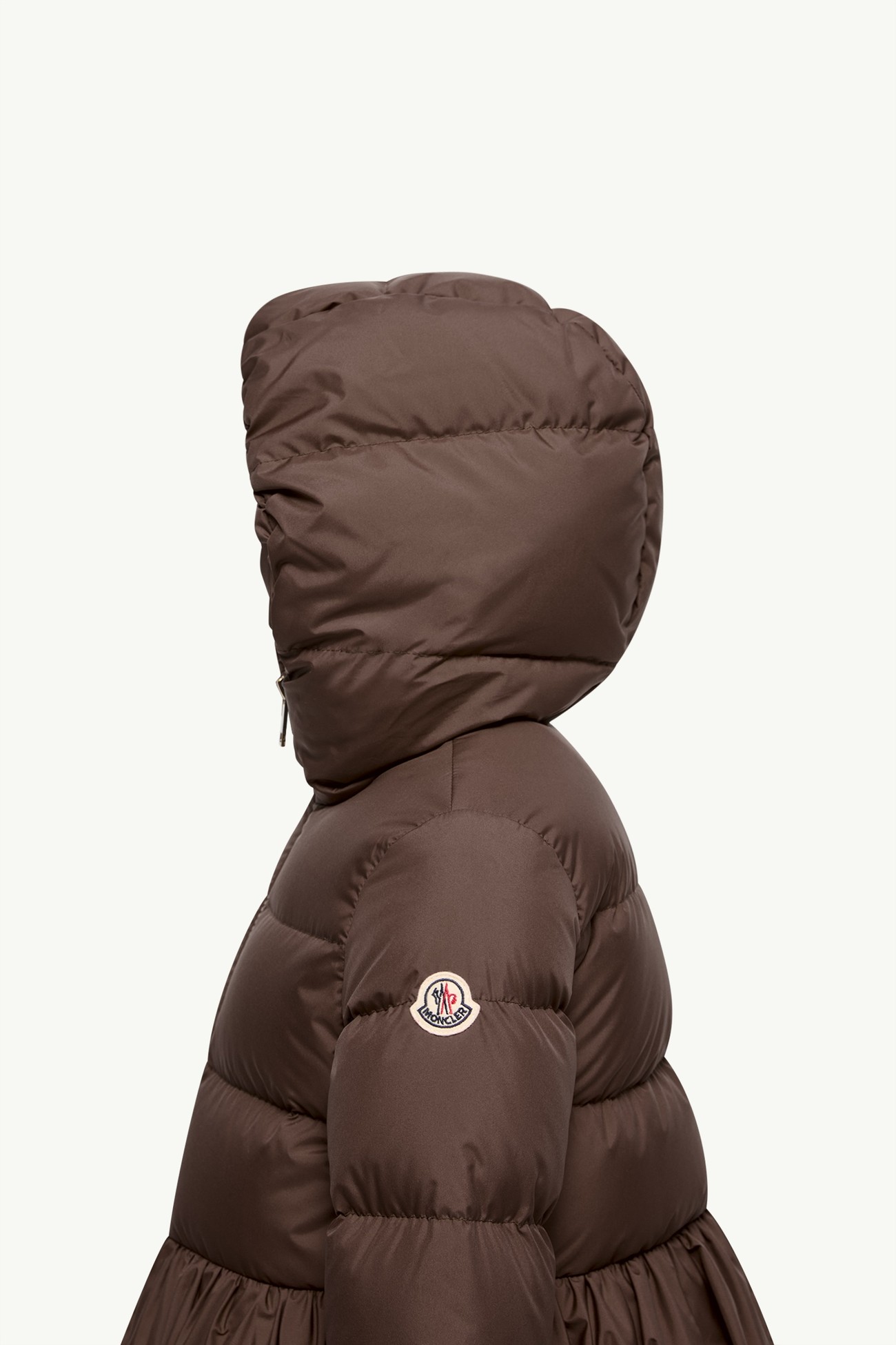 Elizaveta連帽羽絨外套 女童 啡色 Moncler 2
