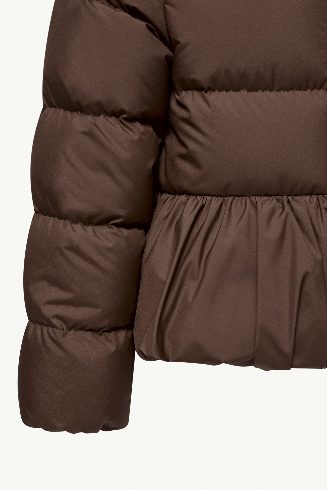 Elizaveta 후드 다운 재킷 키즈 여아 브라운 Moncler 4