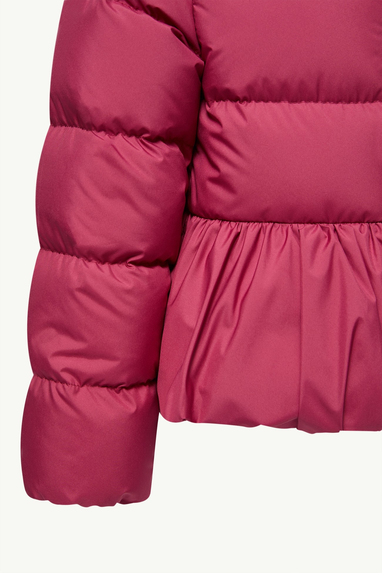 Elizaveta連帽羽絨外套 女童 覆盆子粉紅色 Moncler 4