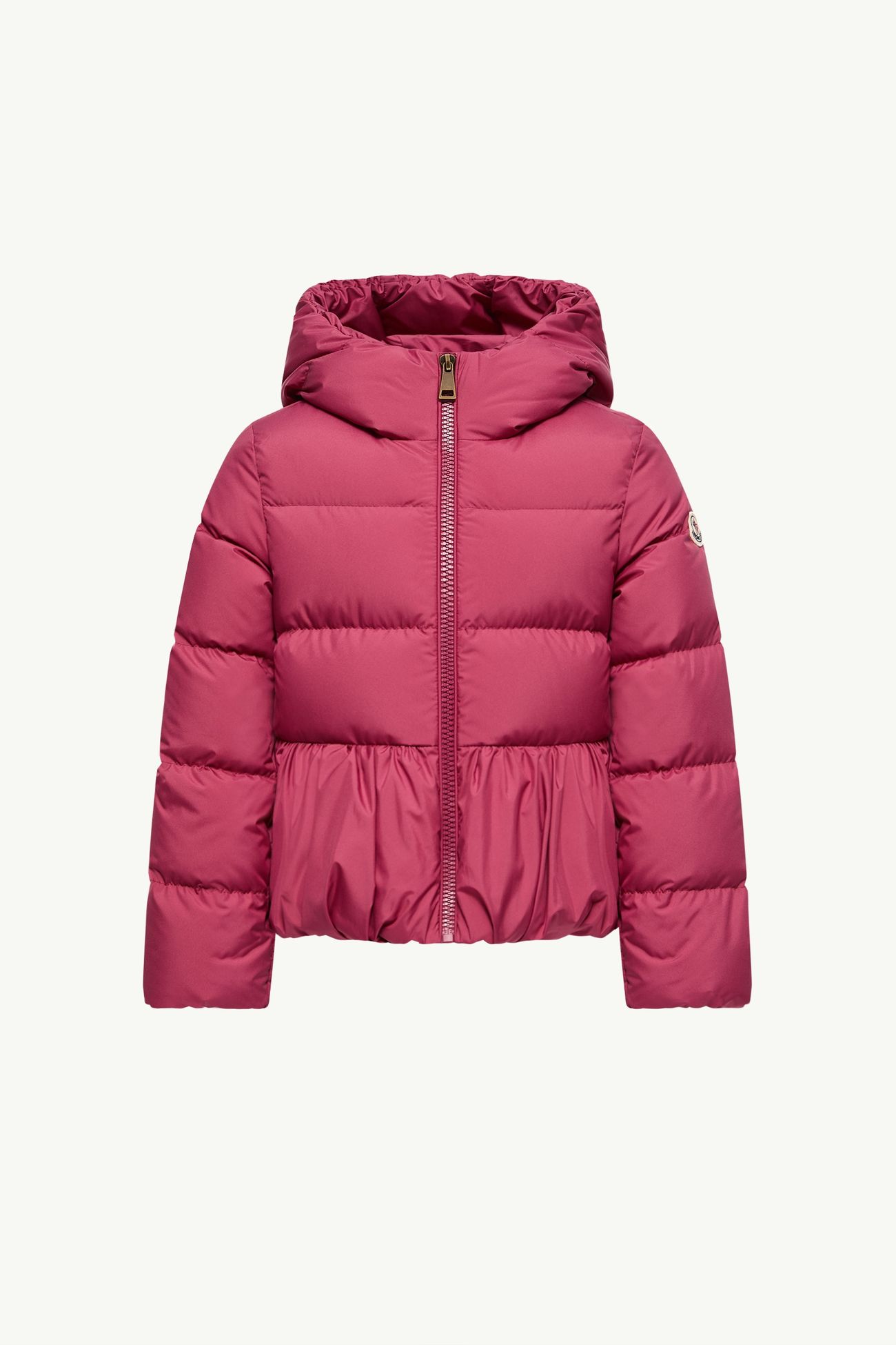 Elizaveta Hooded Down Jacket Girl Raspberry Pink Moncler 0