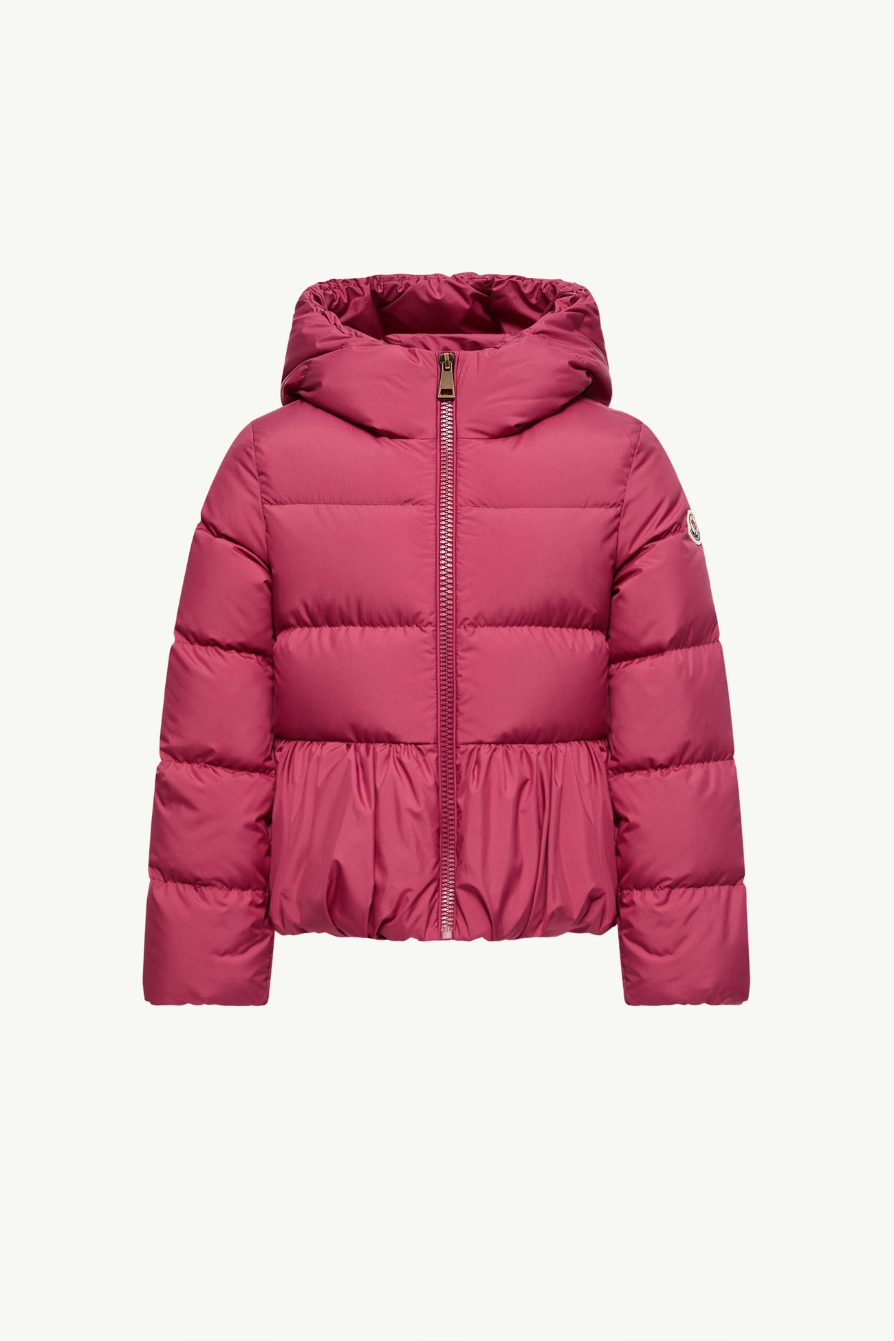 Elizaveta Hooded Down Jacket Girl Raspberry Pink Moncler 0