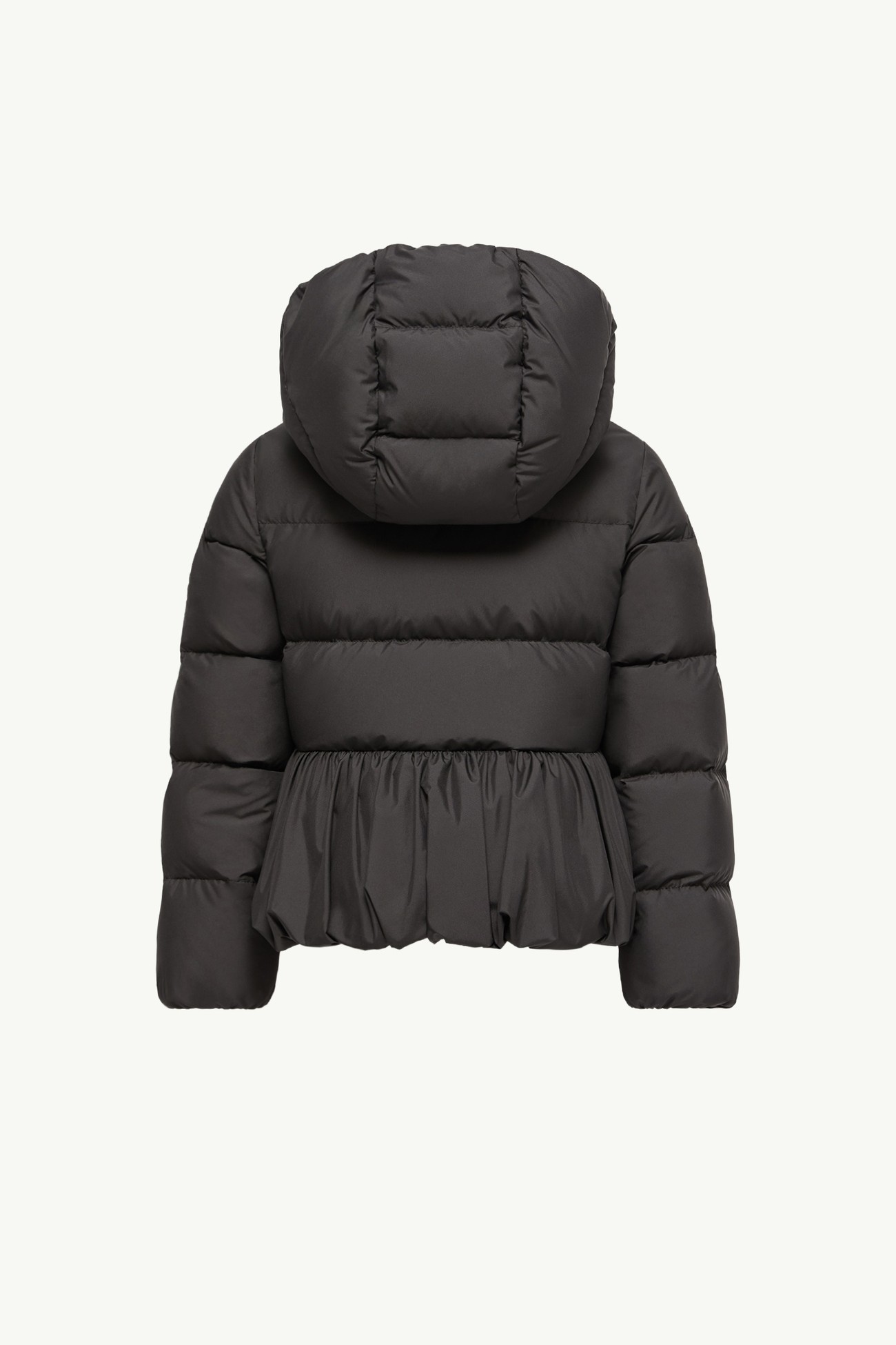 Elizaveta Hooded Down Jacket Girl Black Moncler 3
