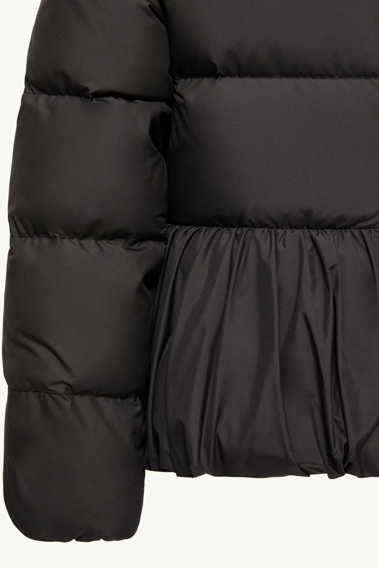 Piumino Elizaveta con cappuccio Bambina Nero Moncler 4