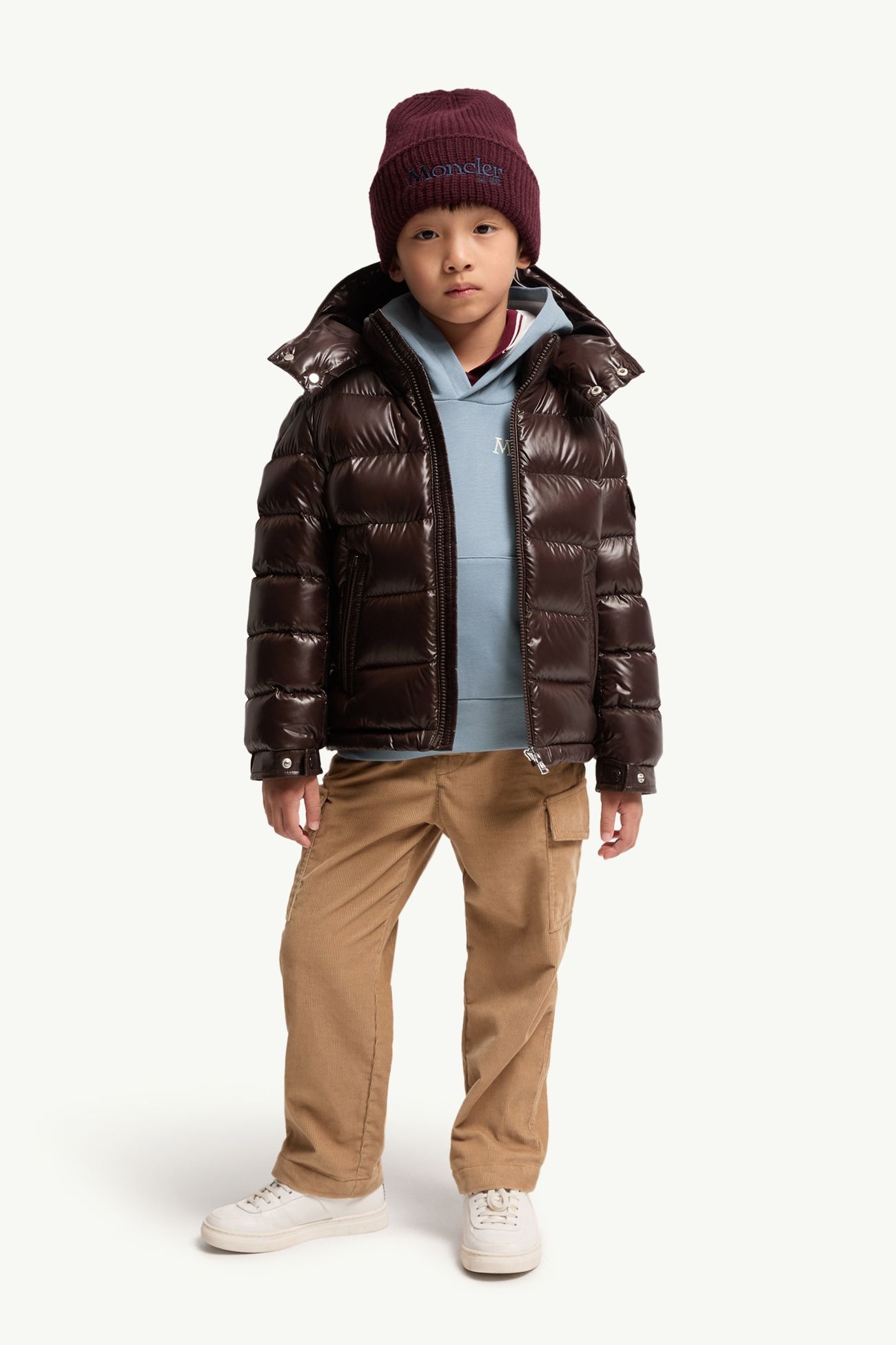 New Moncler Mayaダウンジャケット ボーイズ ブラウン Moncler 1