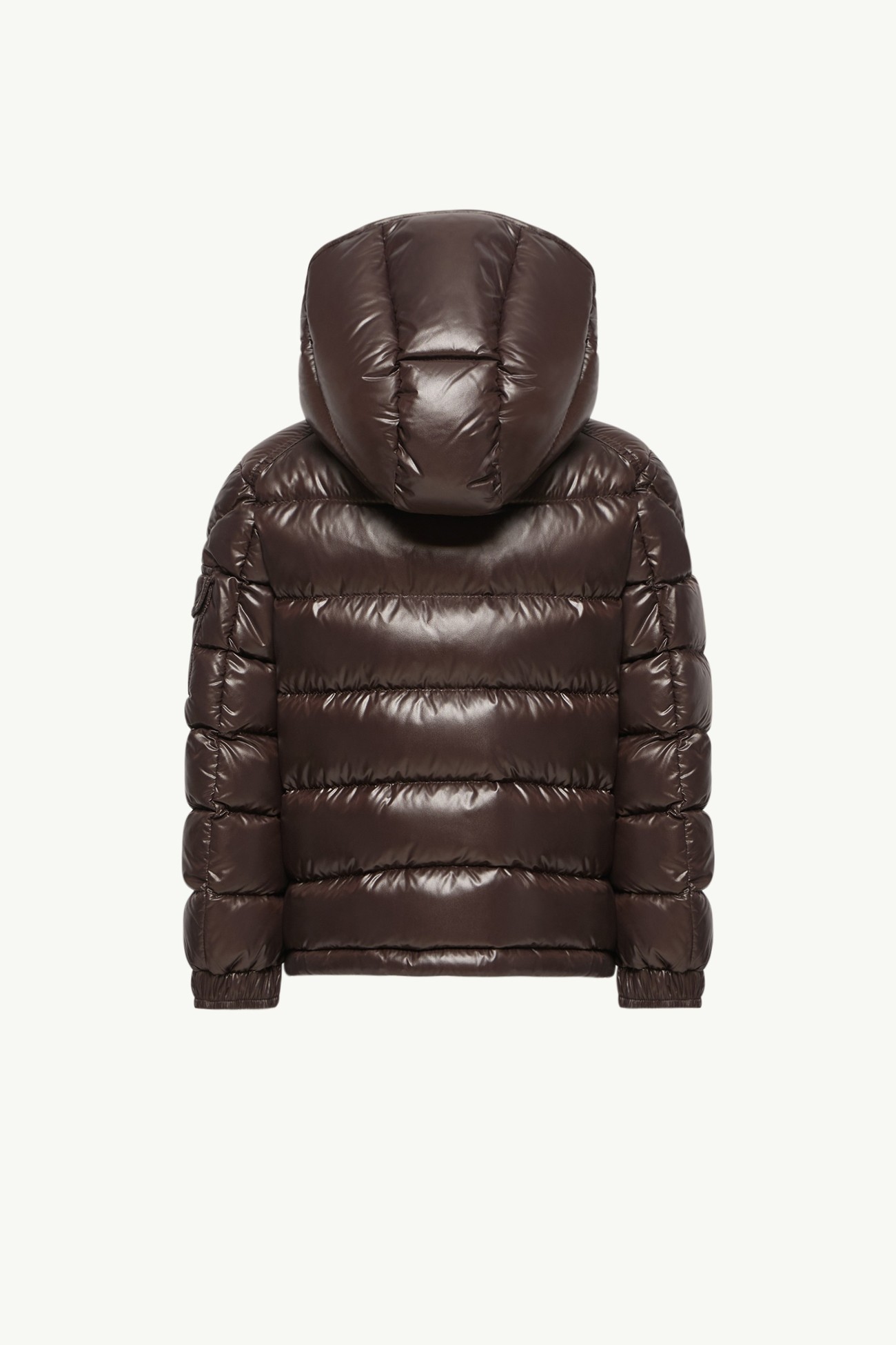 Piumino New Moncler Maya con cappuccio Bambino Marrone Moncler 3