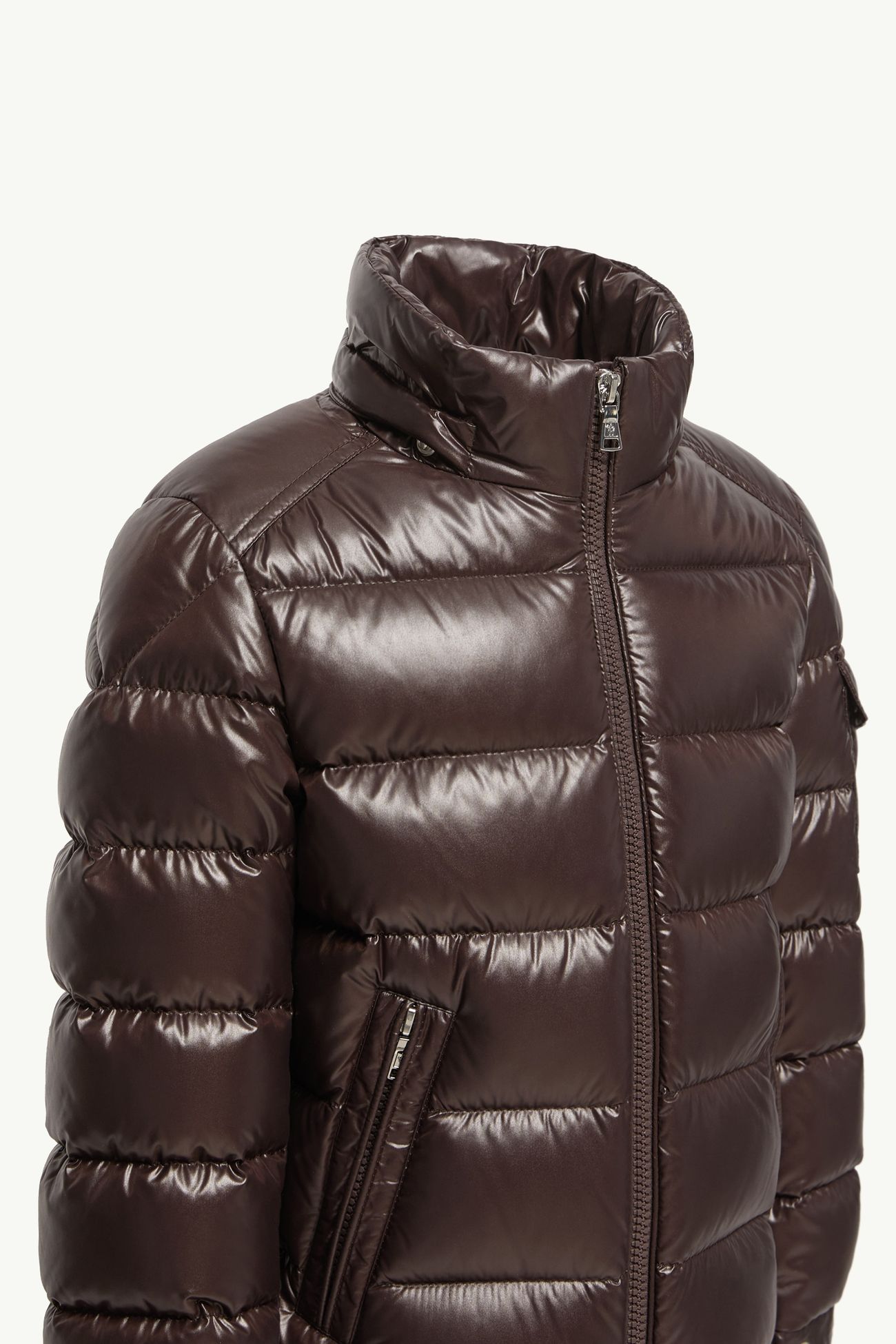 New Moncler Maya Daunenjacke mit Kapuze Jungen Braun Moncler 4