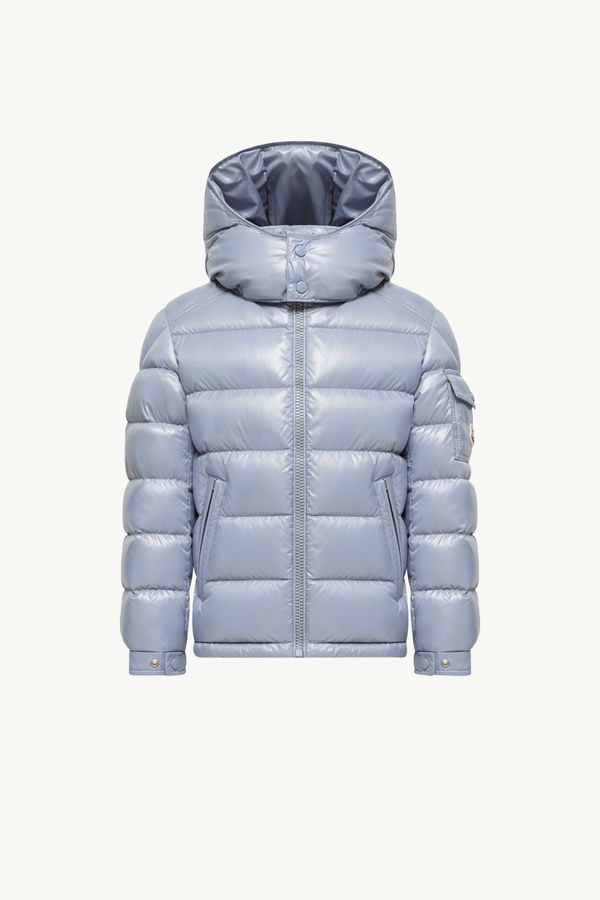 New Moncler Maya男童连帽羽绒夹克外套 男童 浅蓝色 Moncler 0