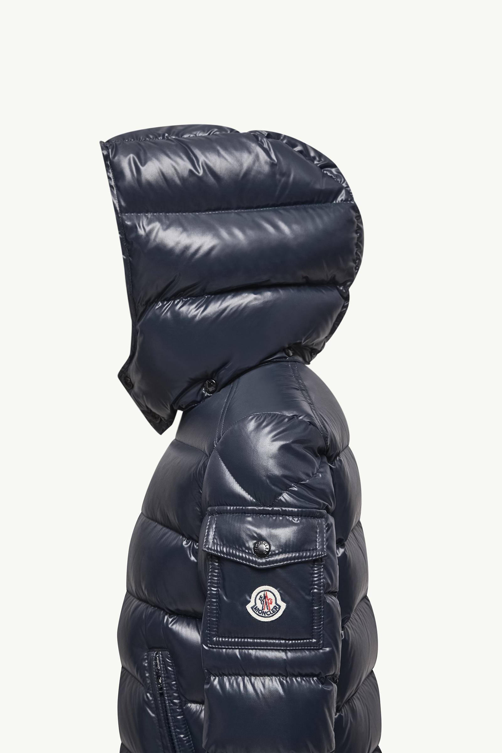 Navy Blue New Moncler Maya Hooded Down Jacket - Down Jackets